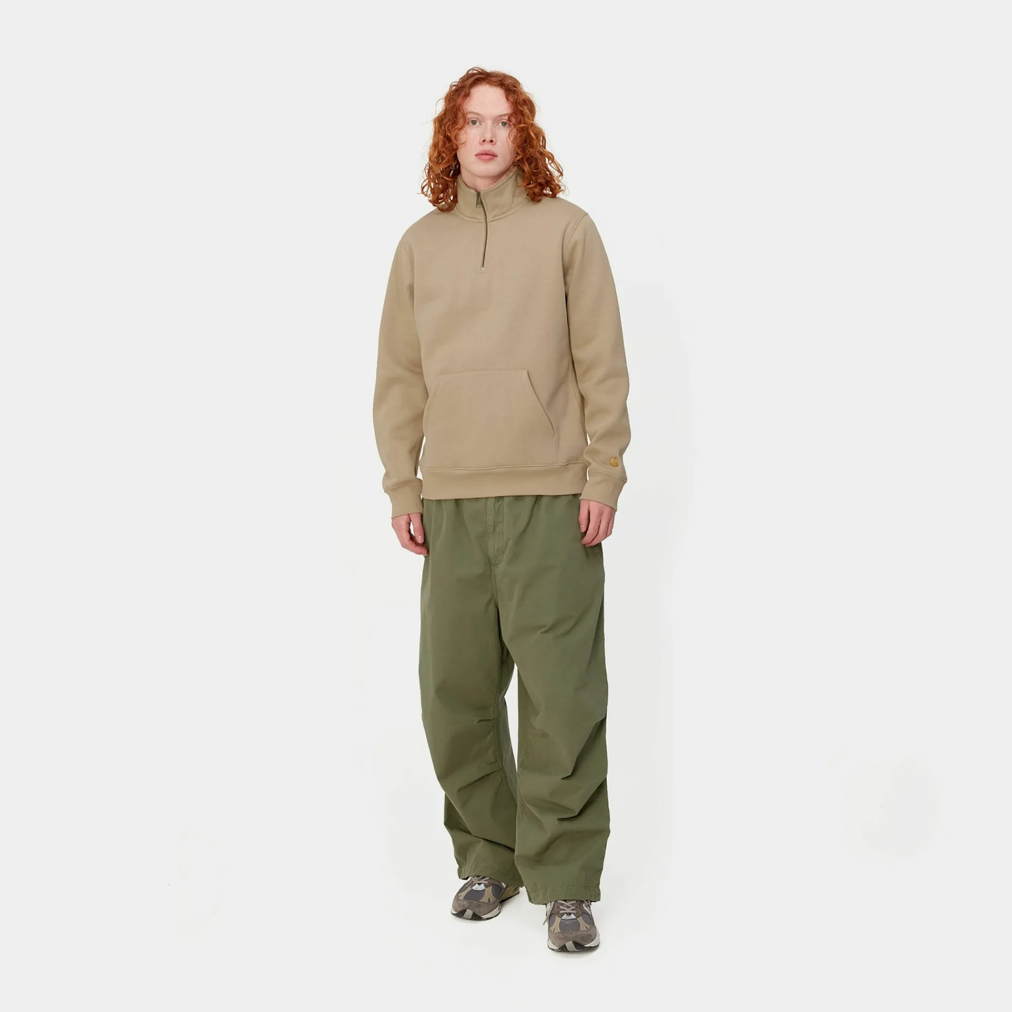 Carhartt WIP Sweats>Chase Neck Zip Sweat