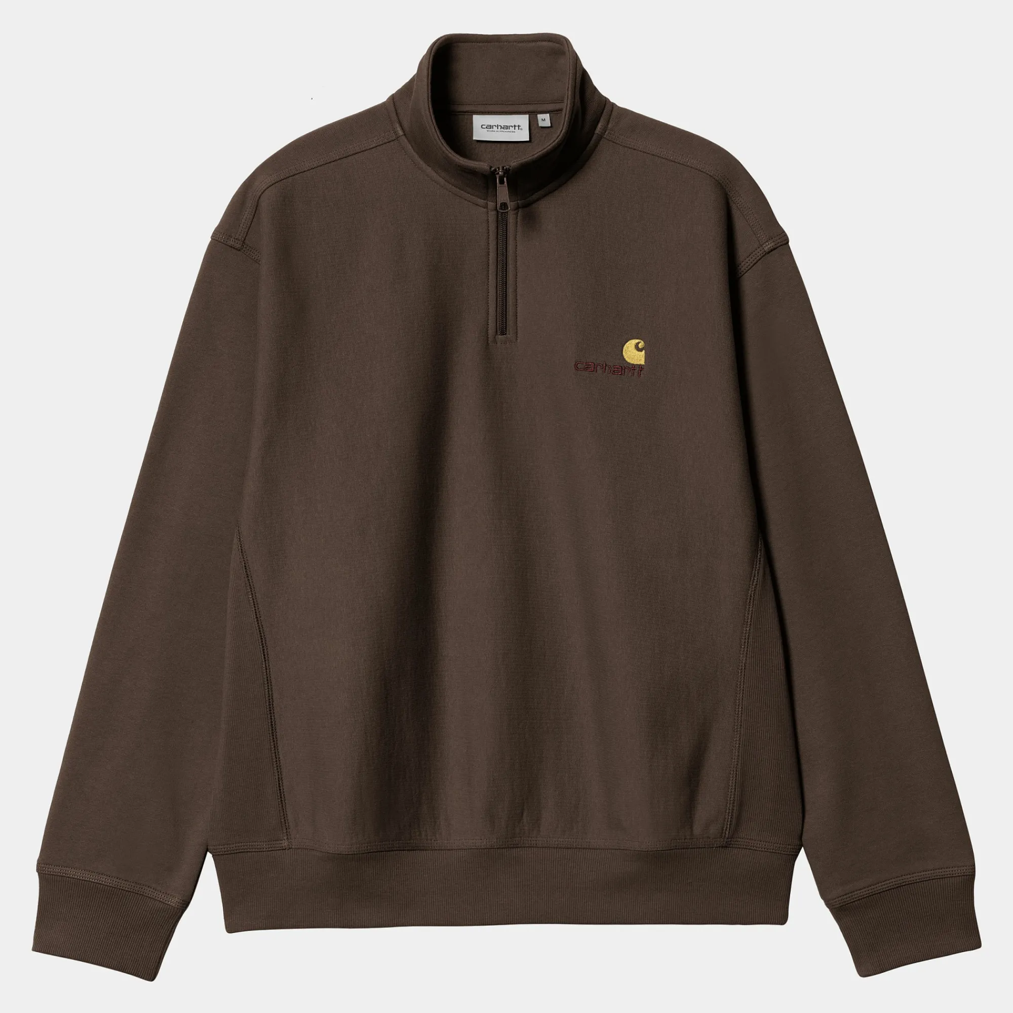 Carhartt WIP Sweats>Half Zip American Script Sweatshirt