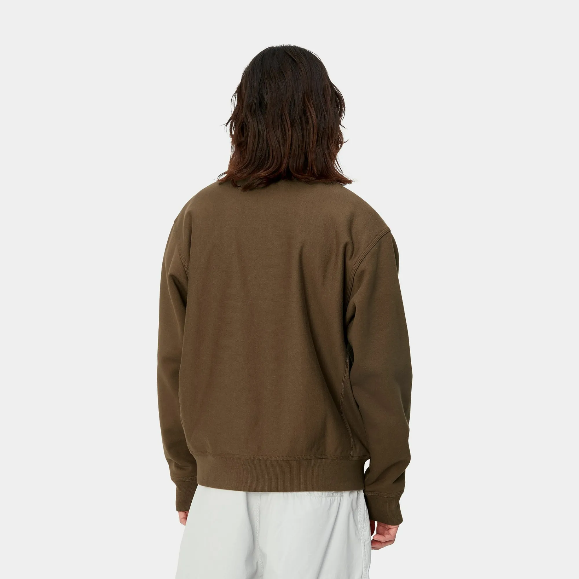 Carhartt WIP Sweats>Half Zip American Script Sweatshirt