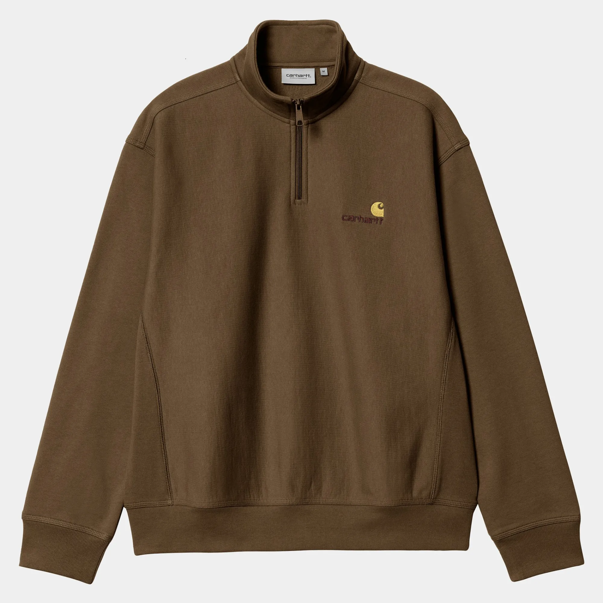 Carhartt WIP Sweats>Half Zip American Script Sweatshirt