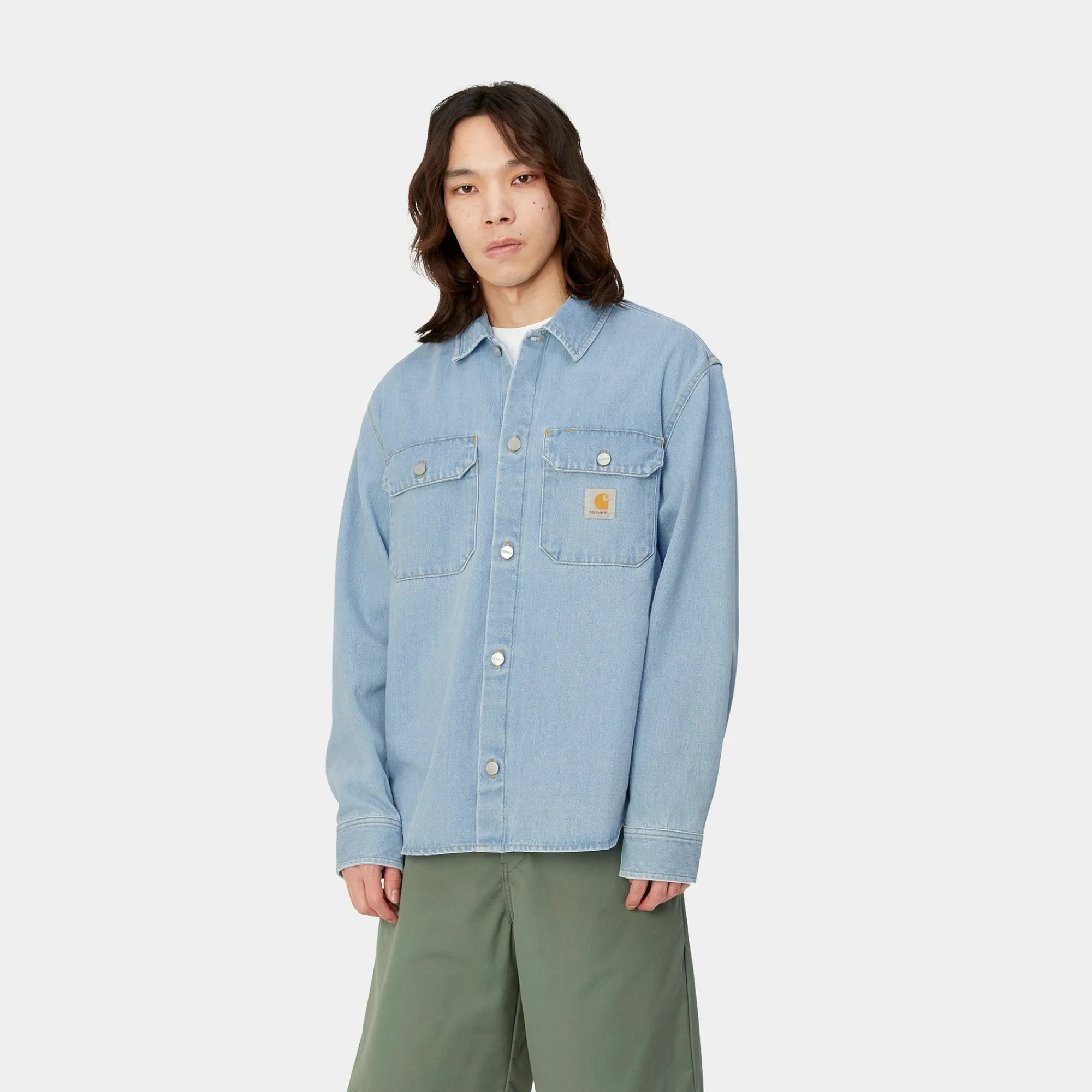 Carhartt WIP Shirts>Harvey Shirt Jac