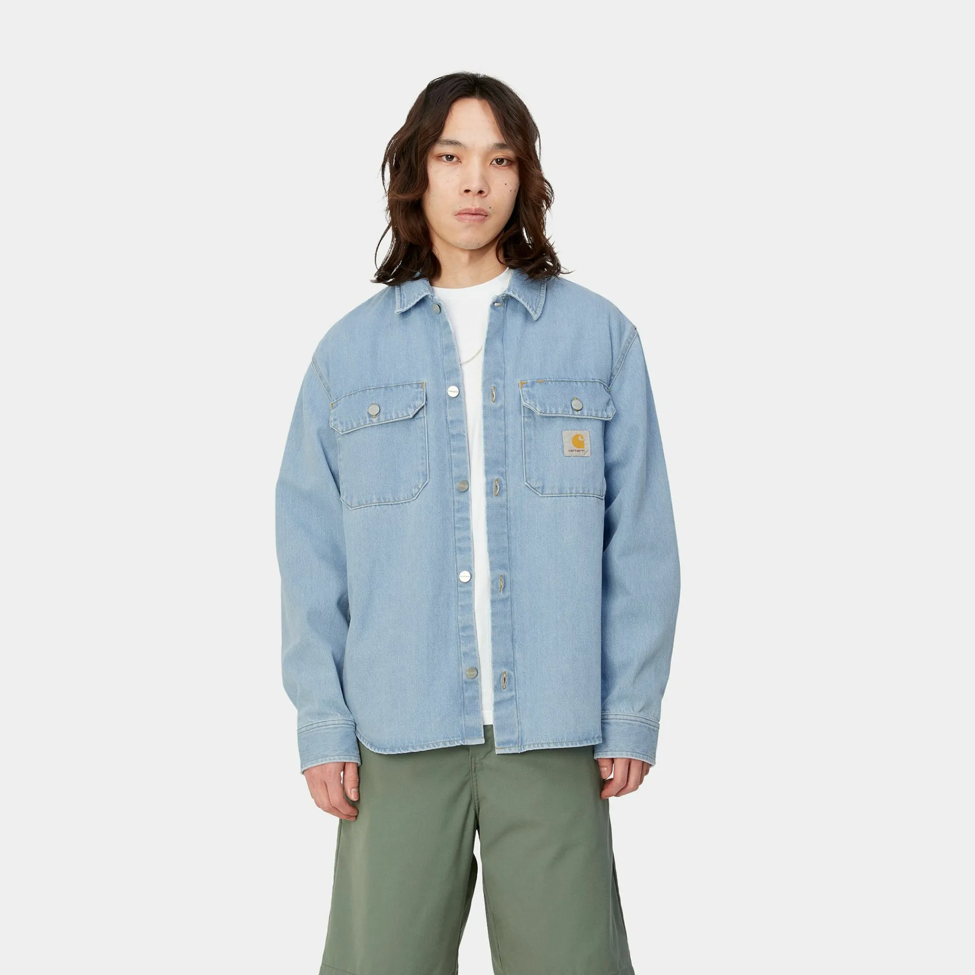 Carhartt WIP Denim>Harvey Shirt Jac