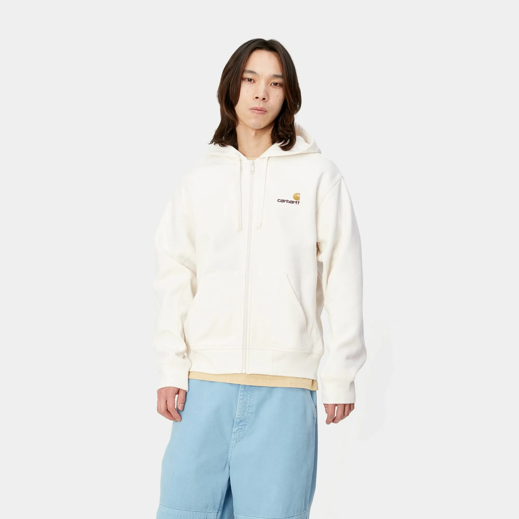 Carhartt WIP Sweats>Hooded American Script Jacket