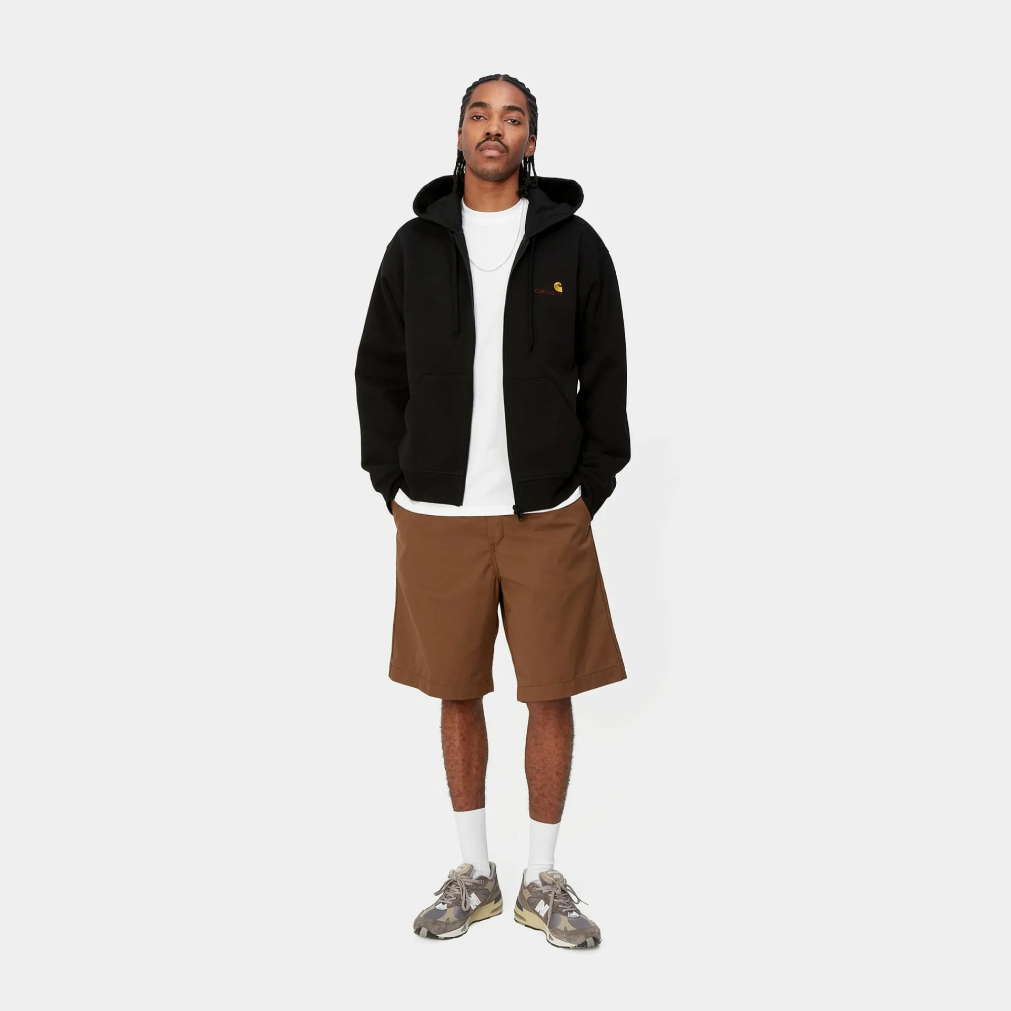 Carhartt WIP Core Products>Hooded American Script Jacket