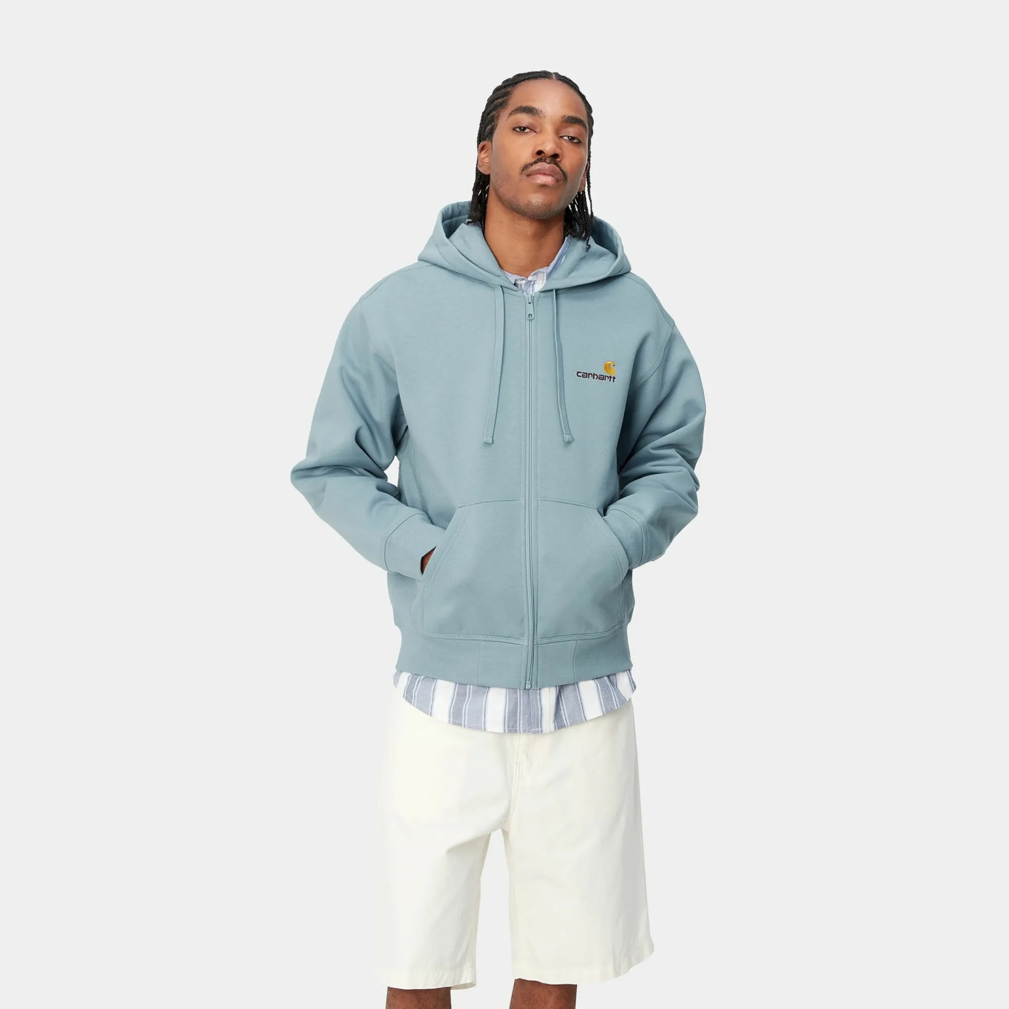 Carhartt WIP Sweats>Hooded American Script Jacket