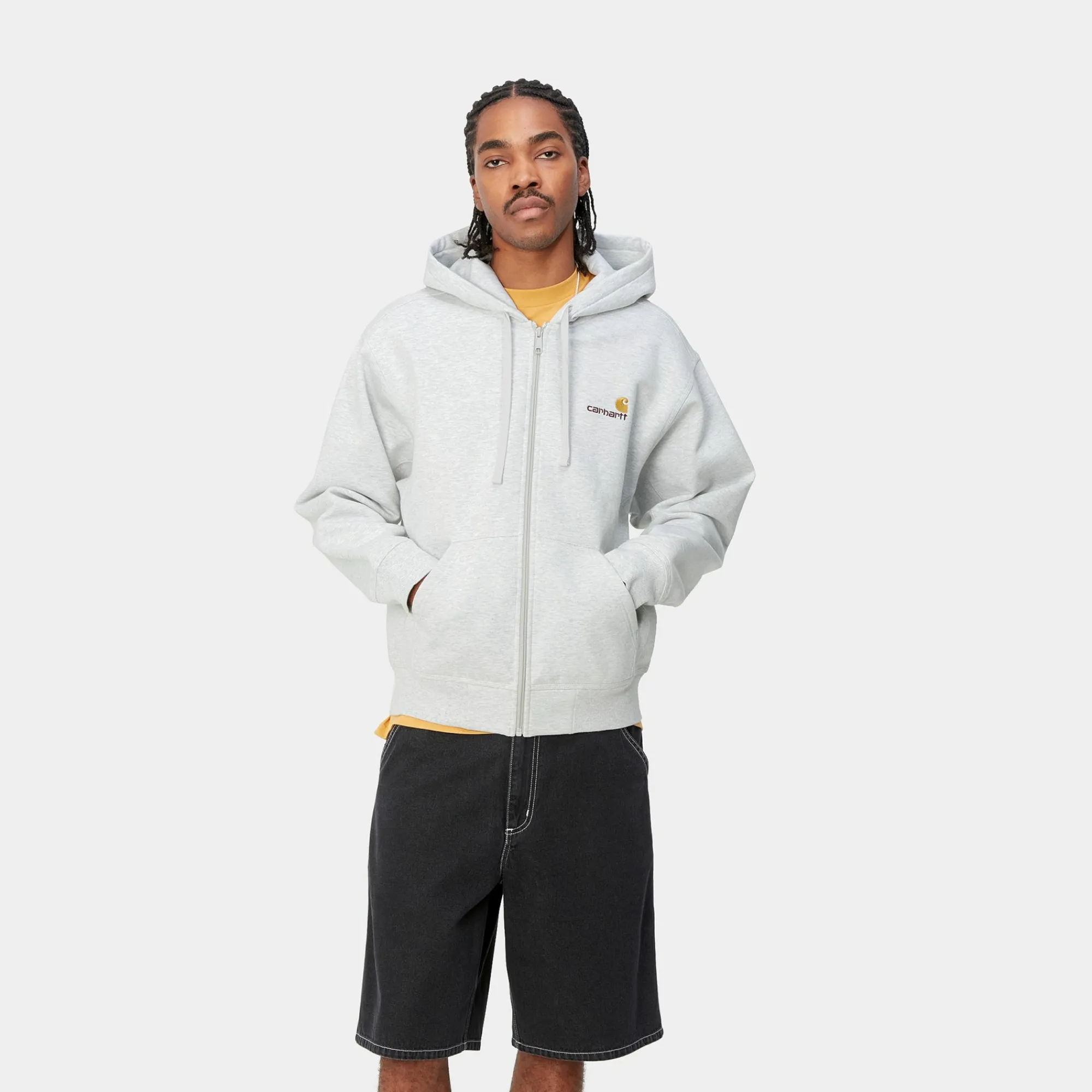 Carhartt WIP Sweats>Hooded American Script Jacket