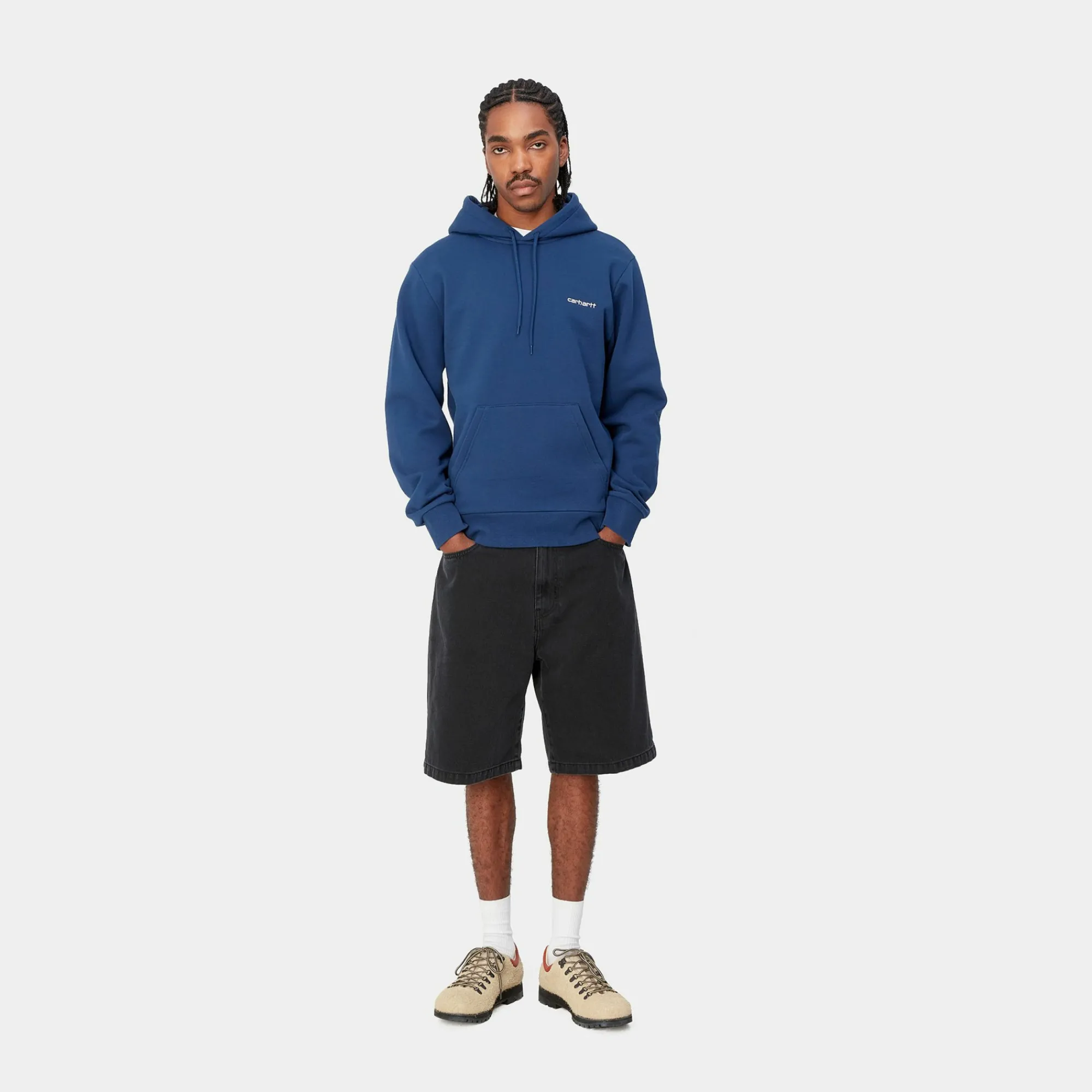 Carhartt WIP Sweats>Hooded Script Embroidery Sweat