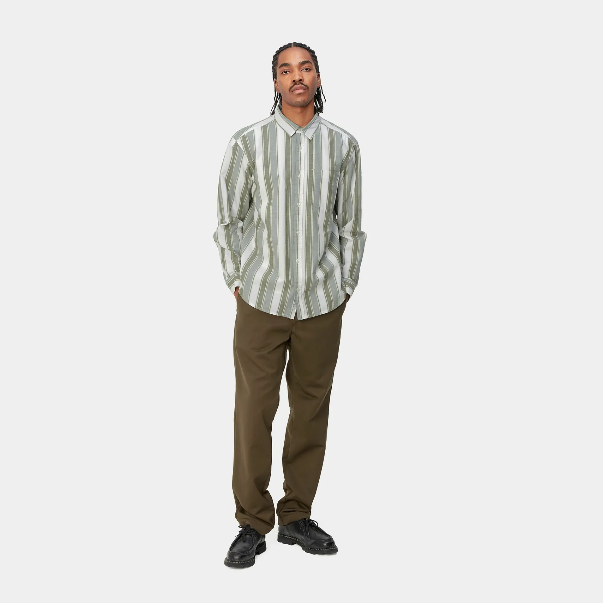 Carhartt WIP Shirts>L/S Kendricks Shirt