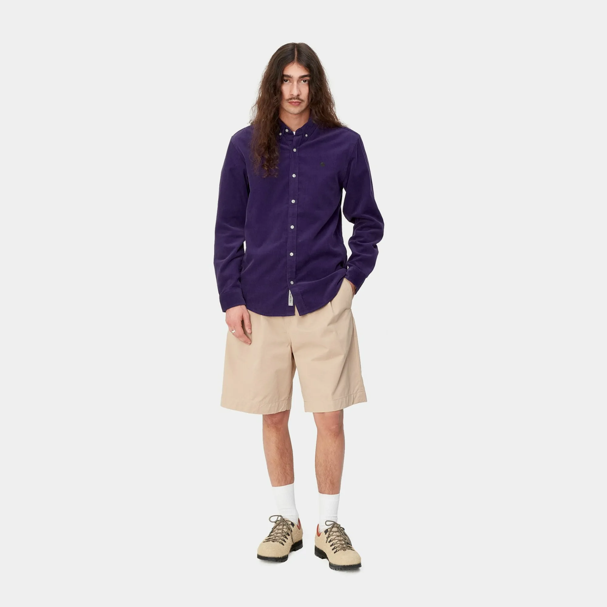 Carhartt WIP Shirts>L/S Madison Fine Cord Shirt
