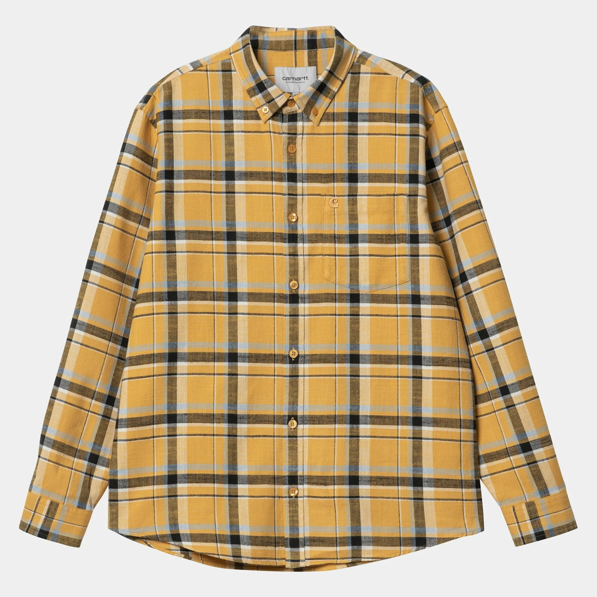 Carhartt WIP Shirts>L/S Swenson Shirt