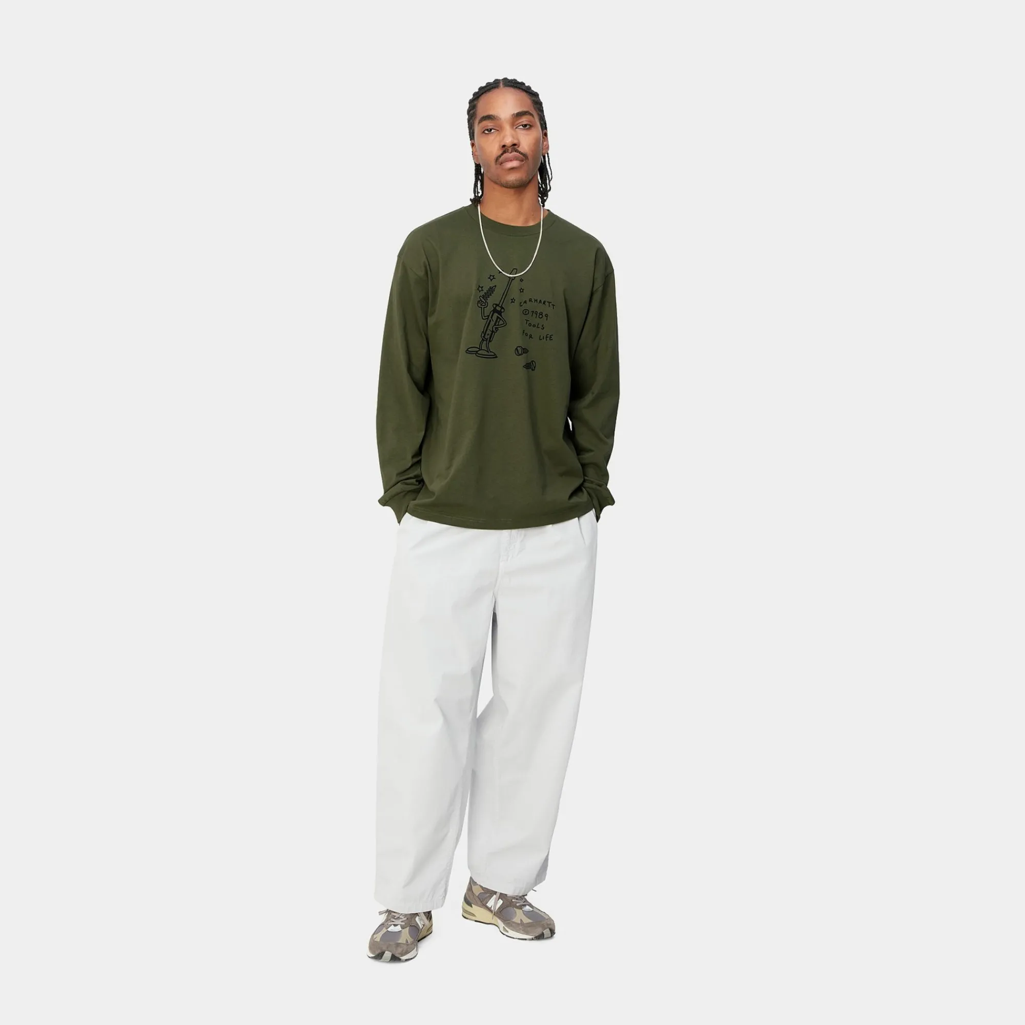 Carhartt WIP T-Shirts & Polos>L/S Tools For Life T-Shirt