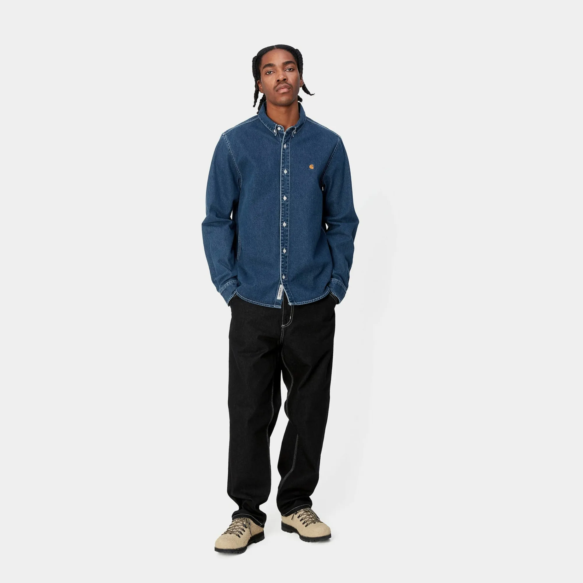 Carhartt WIP Denim>L/S Weldon Shirt