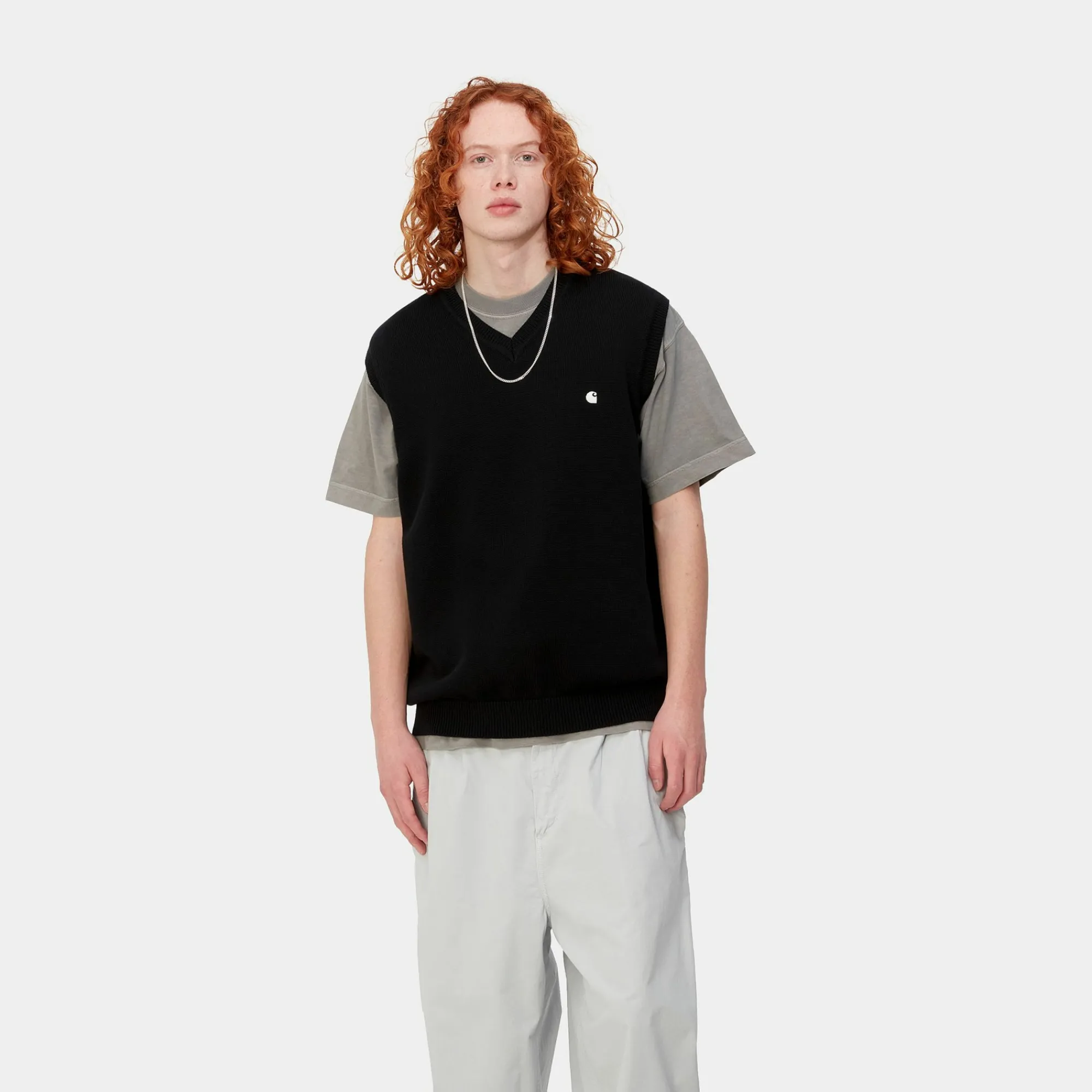 Carhartt WIP Knits>Madison Vest Sweater