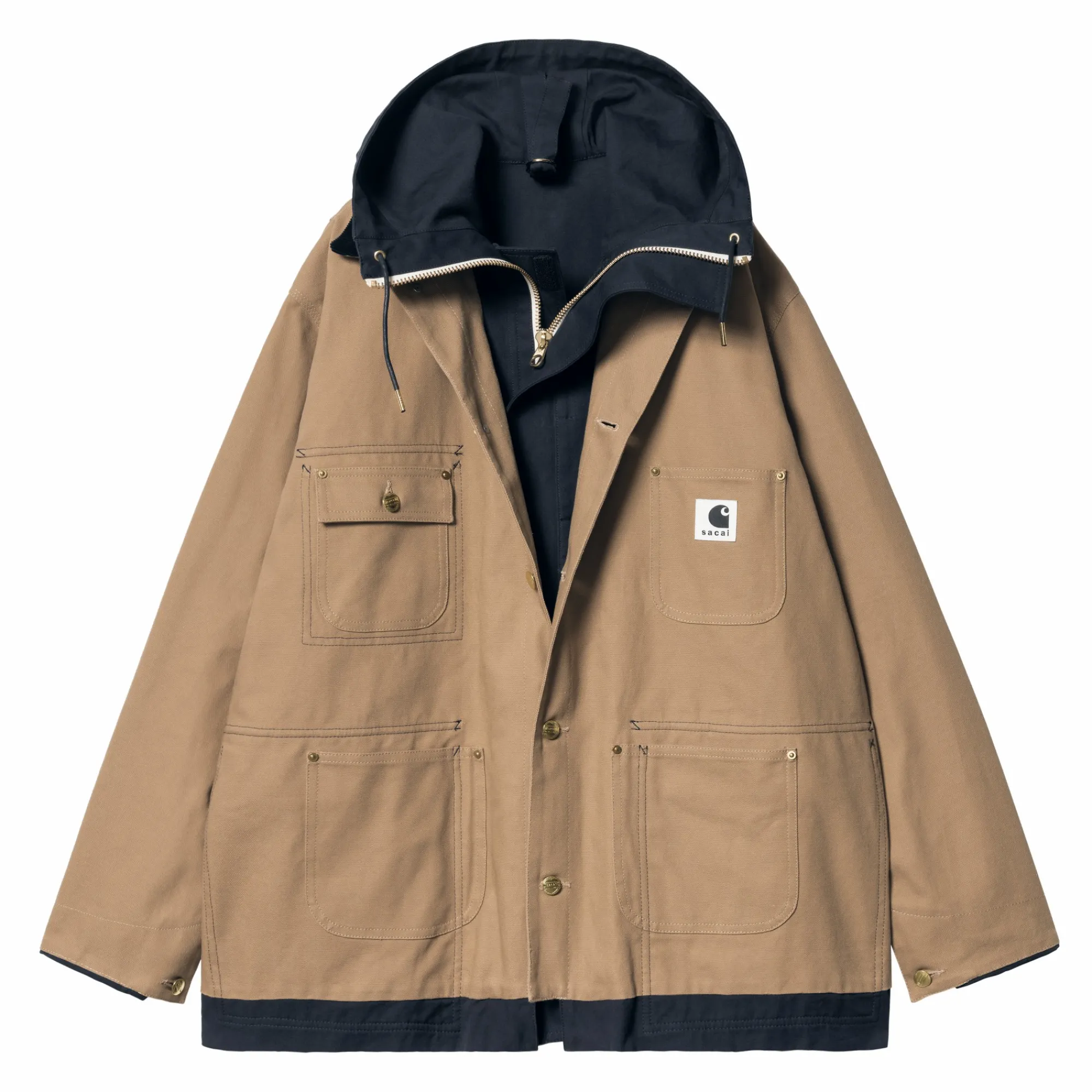 Carhartt WIP Collaborations>Sacai X Reversible Duck Coat