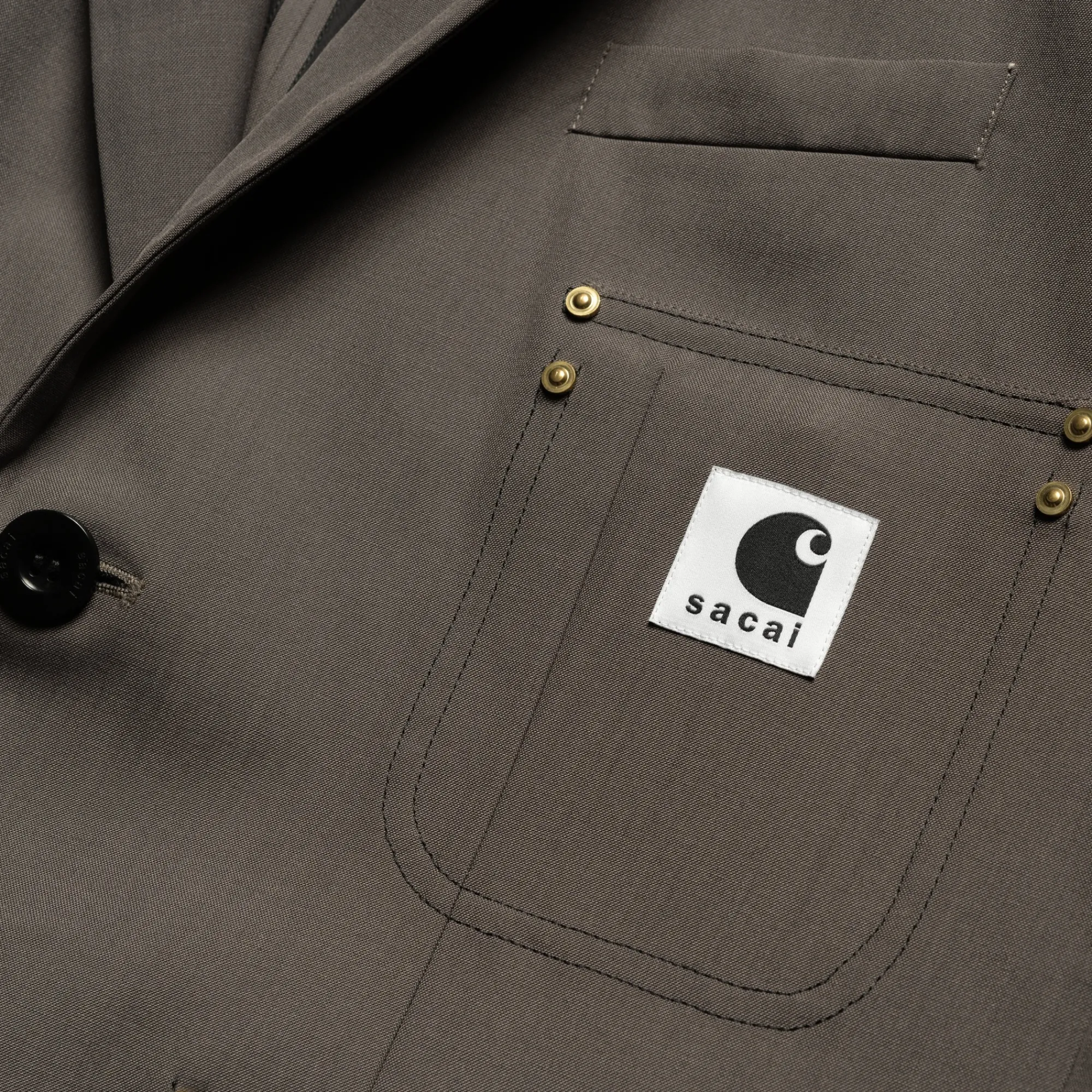 Carhartt WIP Collaborations>Sacai X Suiting Bonding Jacket
