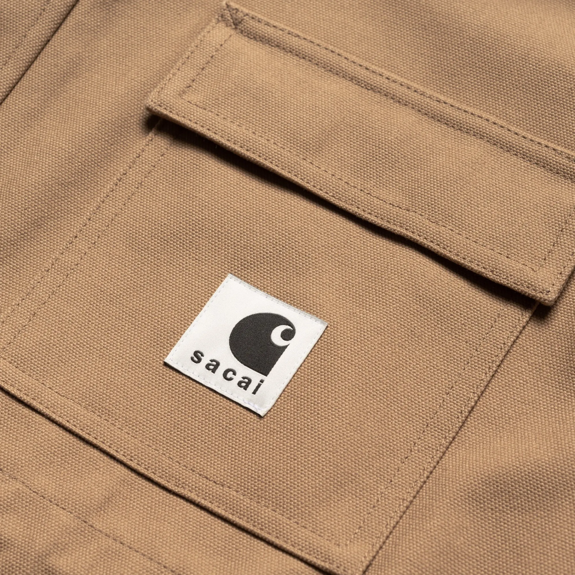 Carhartt WIP Collaborations>Sacai X W' Duck X Nylon Twill Coat