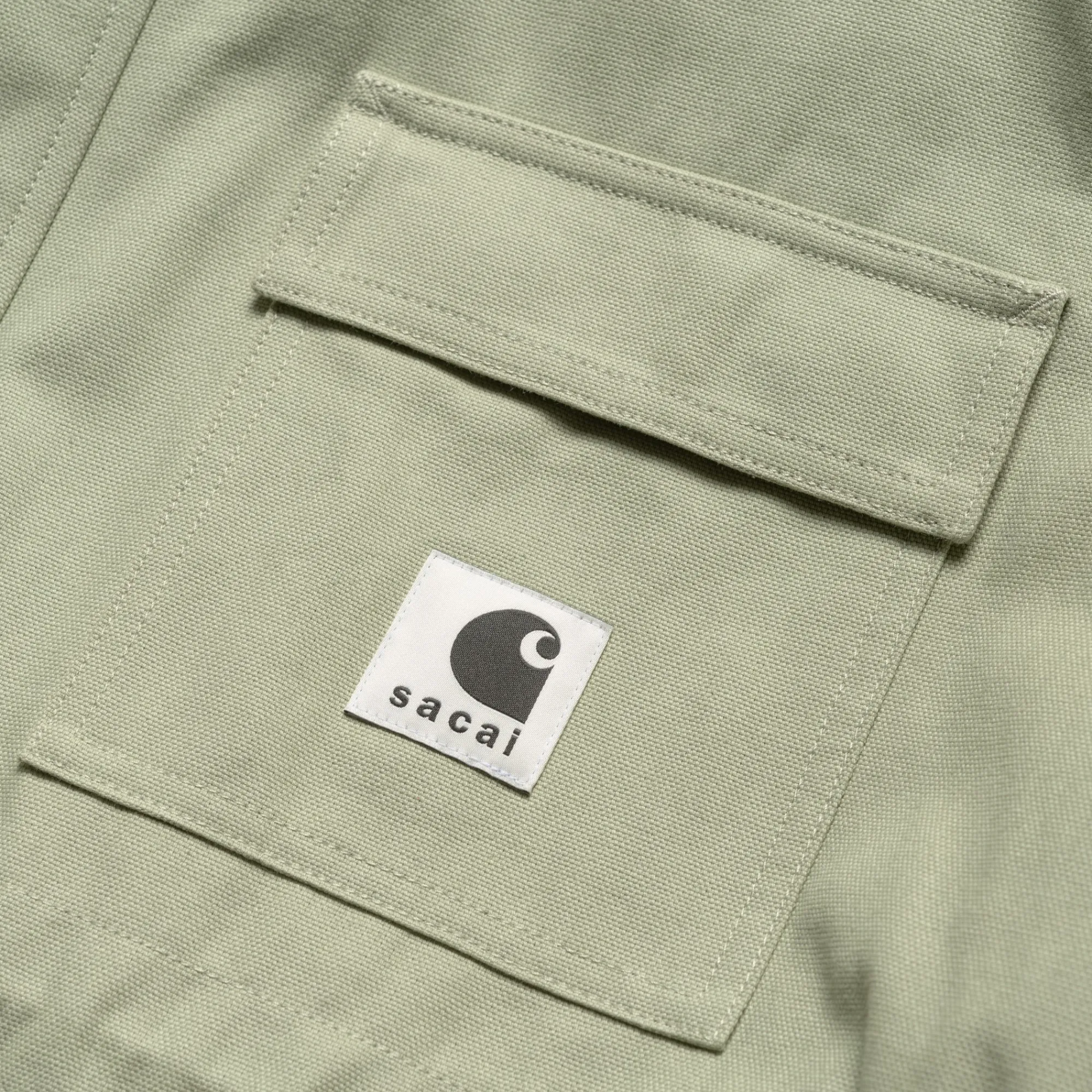 Carhartt WIP Collaborations>Sacai X W' Duck X Nylon Twill Coat