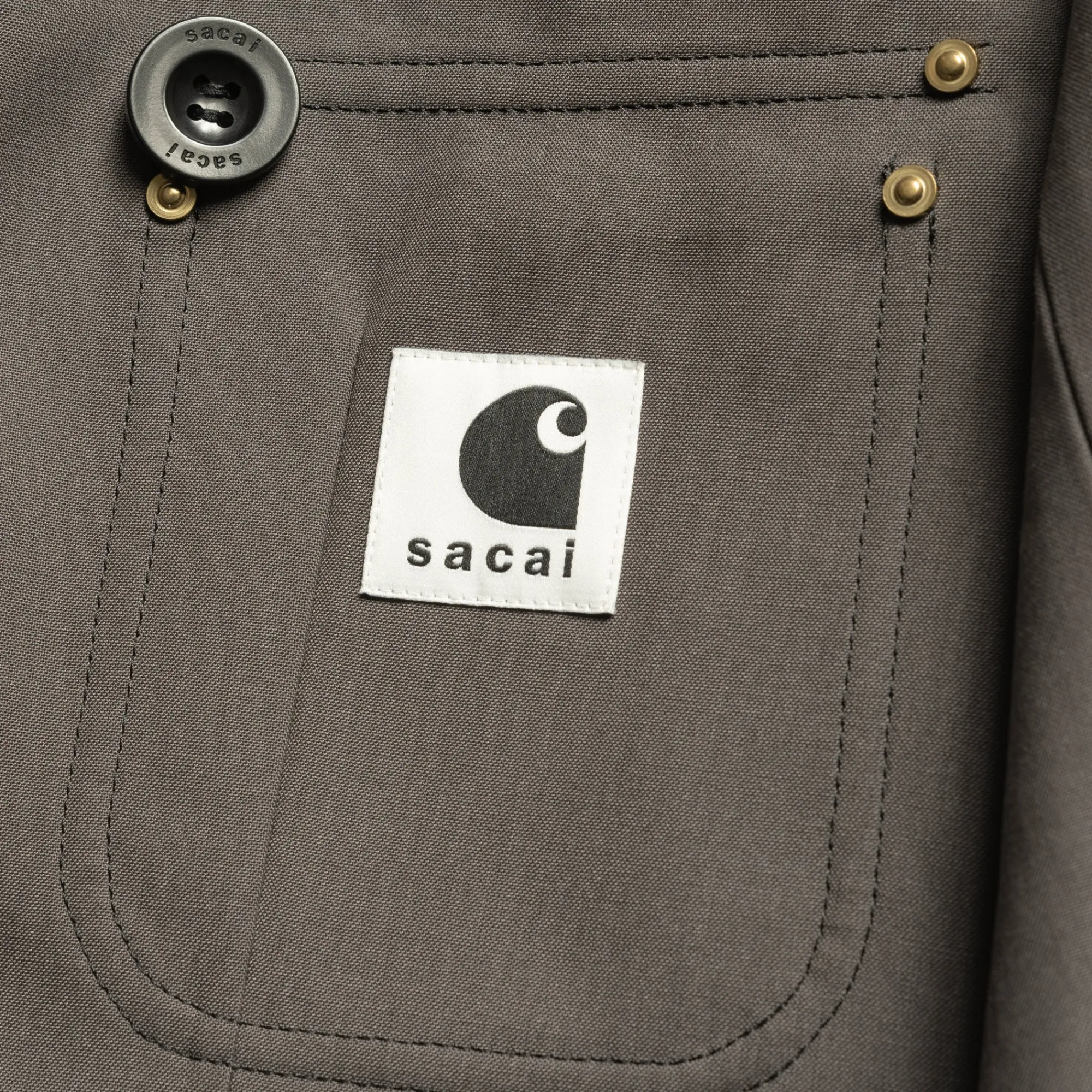 Carhartt WIP Collaborations>Sacai X W' Suiting Bonding Jacket