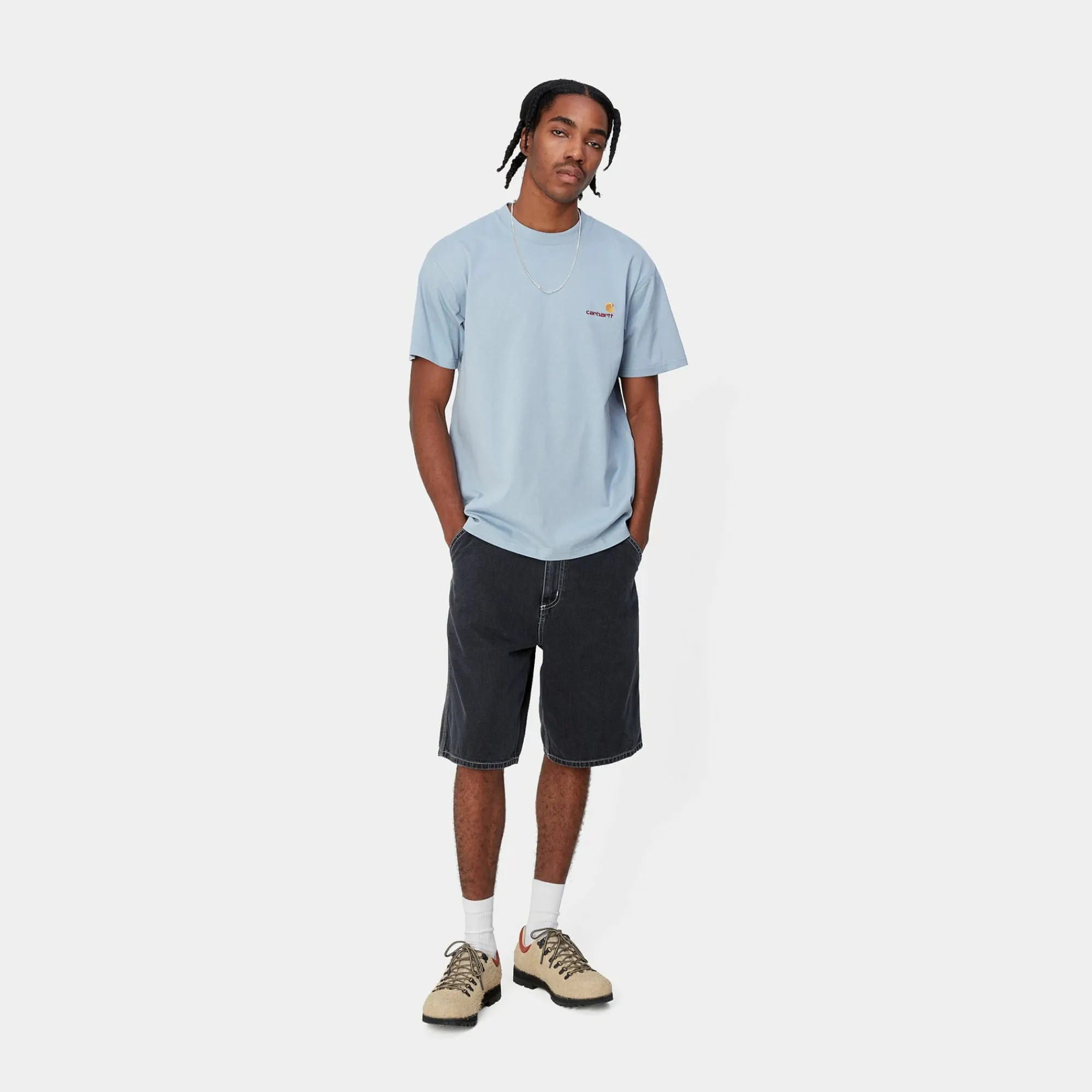 Carhartt WIP Core Products>S/S American Script T-Shirt