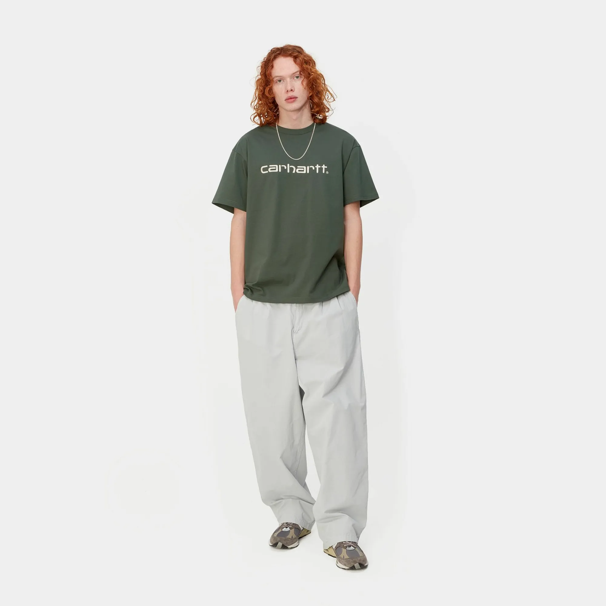 Carhartt WIP T-Shirts & Polos>S/S Carhartt Embroidery Tshirt