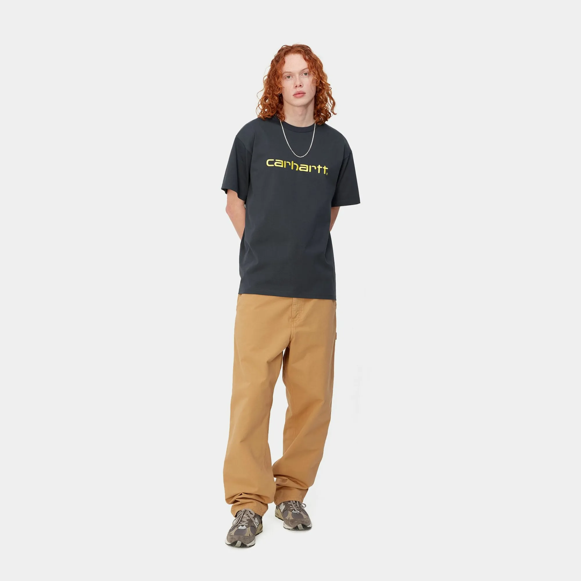 Carhartt WIP T-Shirts & Polos>S/S Carhartt Embroidery Tshirt