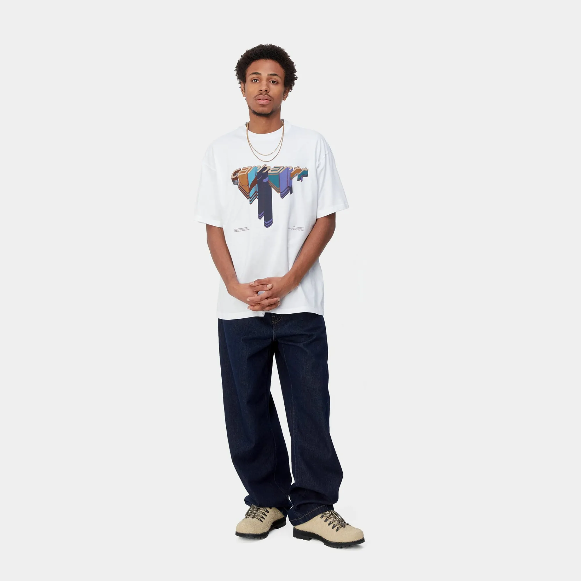 Carhartt WIP T-Shirts & Polos>S/S Diagram Script T-Shirt