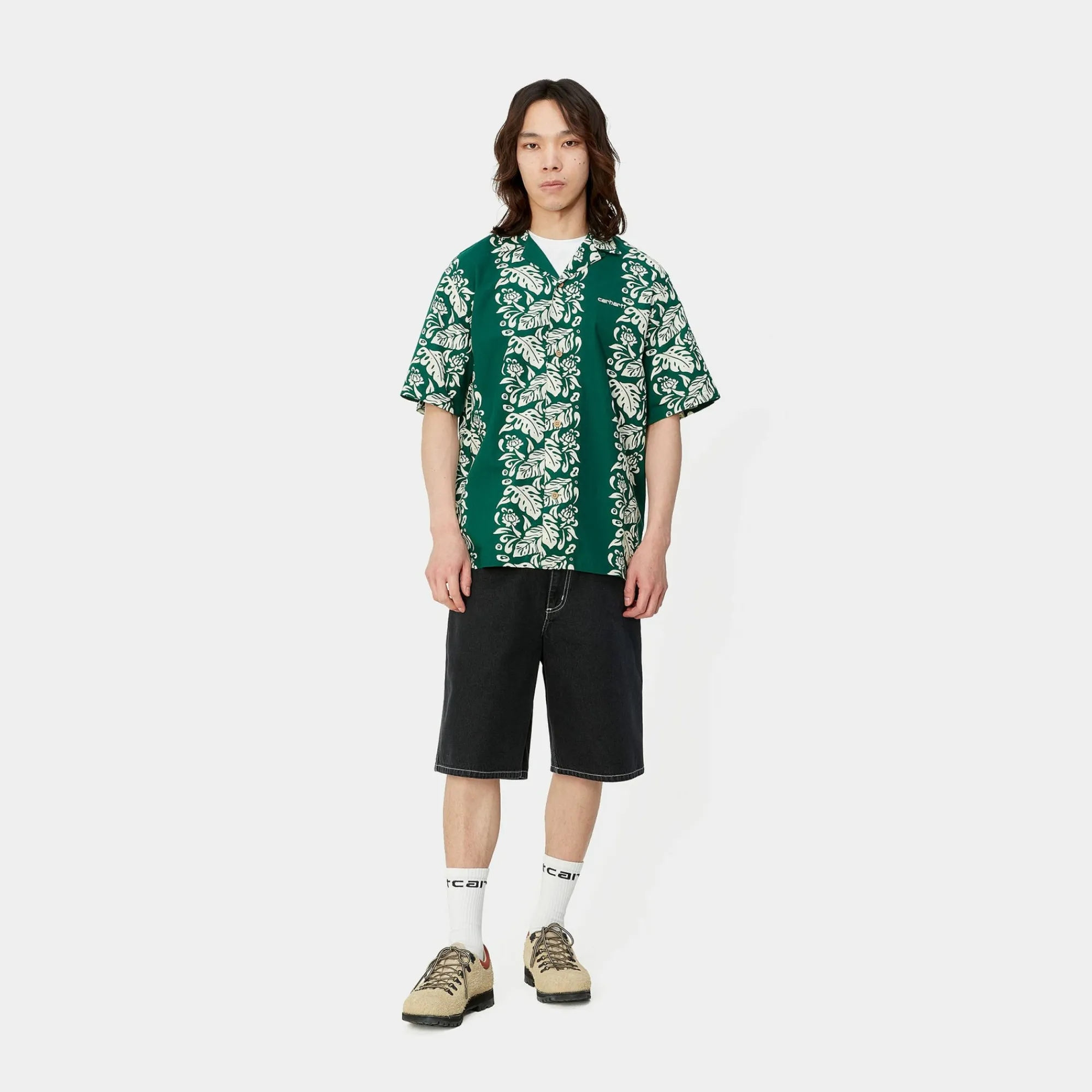 Carhartt WIP Shirts>S/S Floral Shirt
