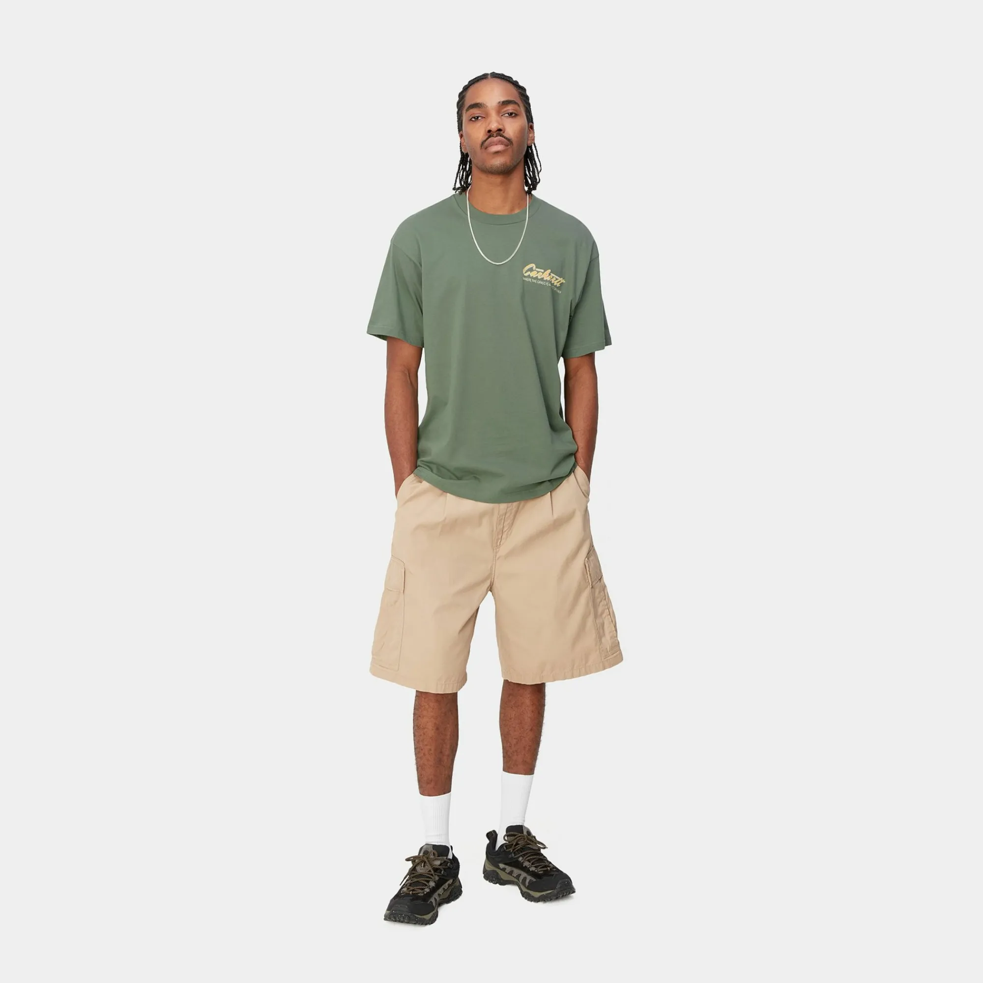 Carhartt WIP T-Shirts & Polos>S/S Green Grass T-Shirt