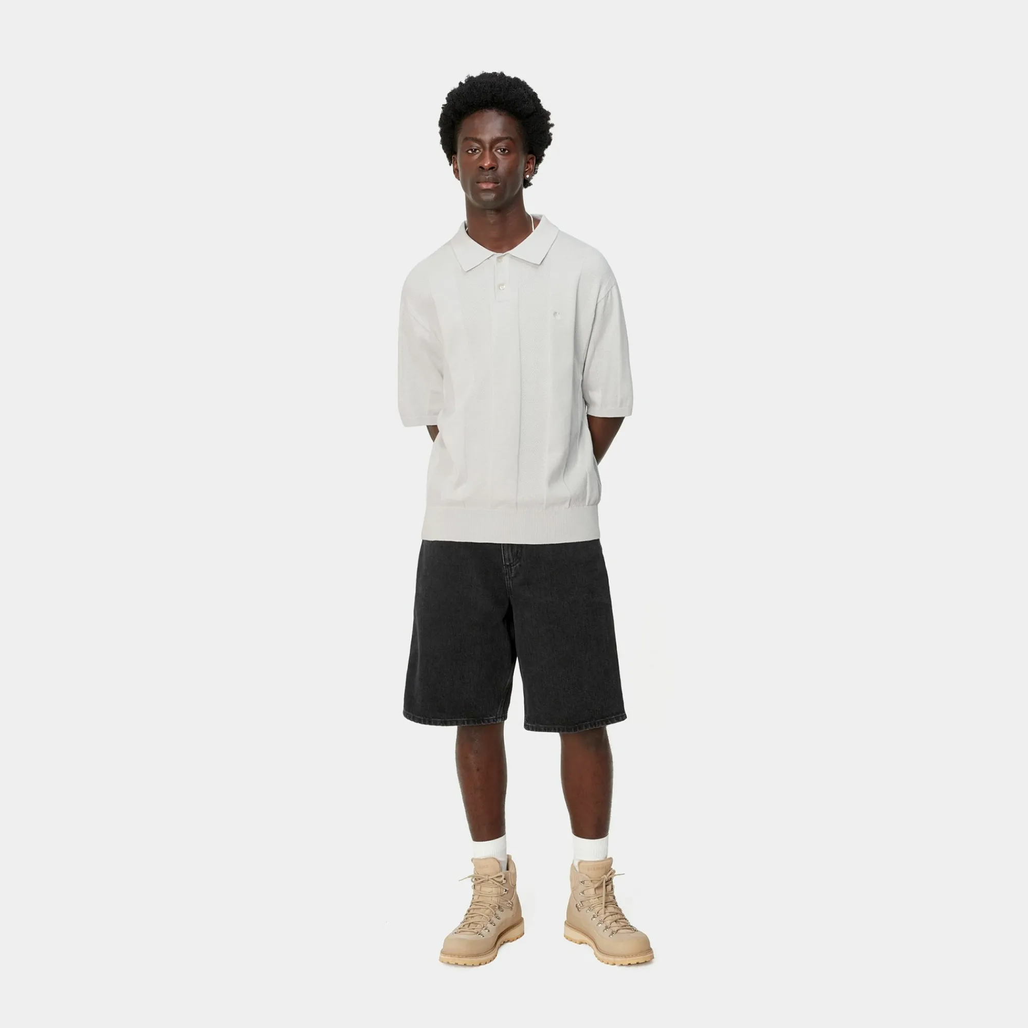 Carhartt WIP T-Shirts & Polos>S/S Miles Knit Polo