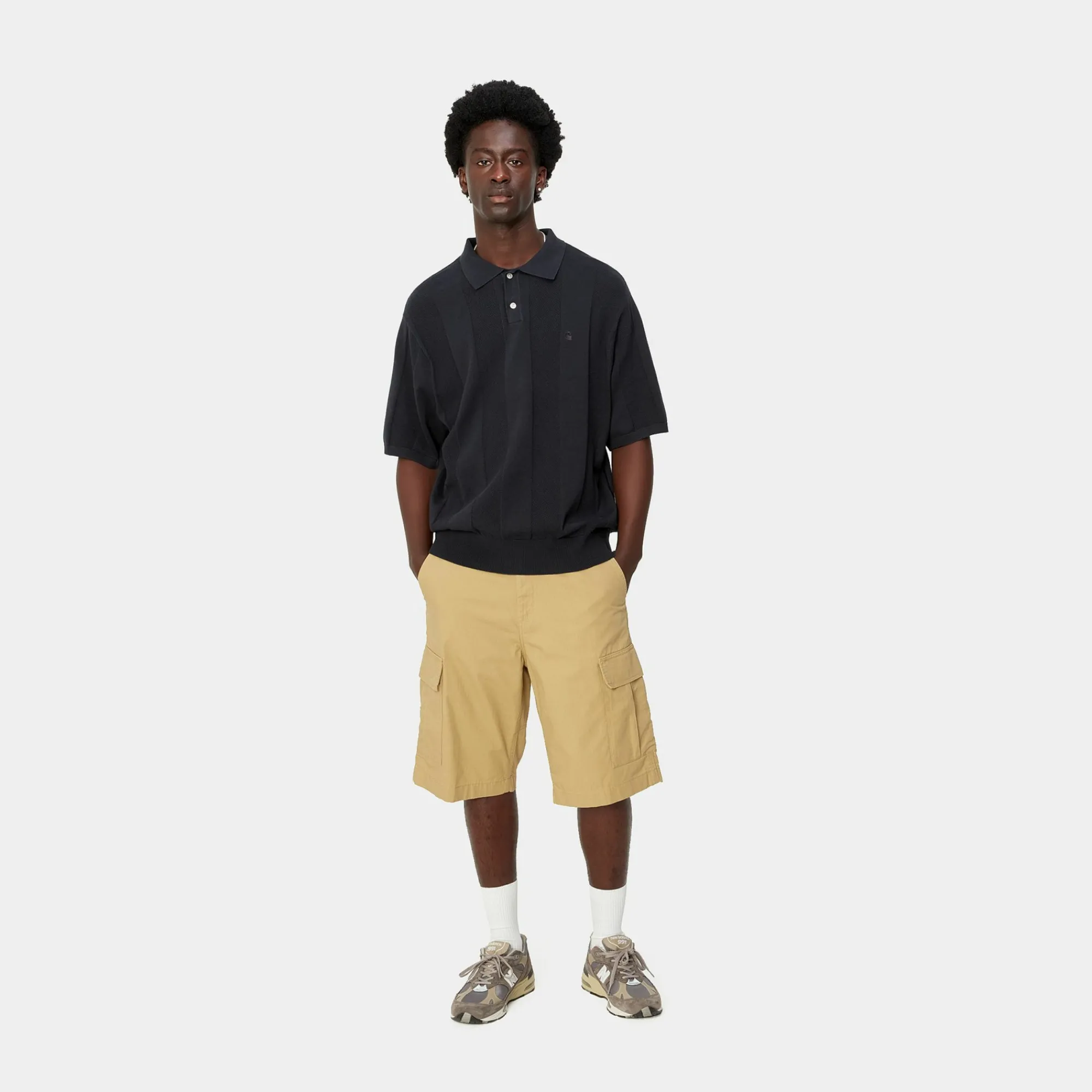 Carhartt WIP Knits>S/S Miles Knit Polo