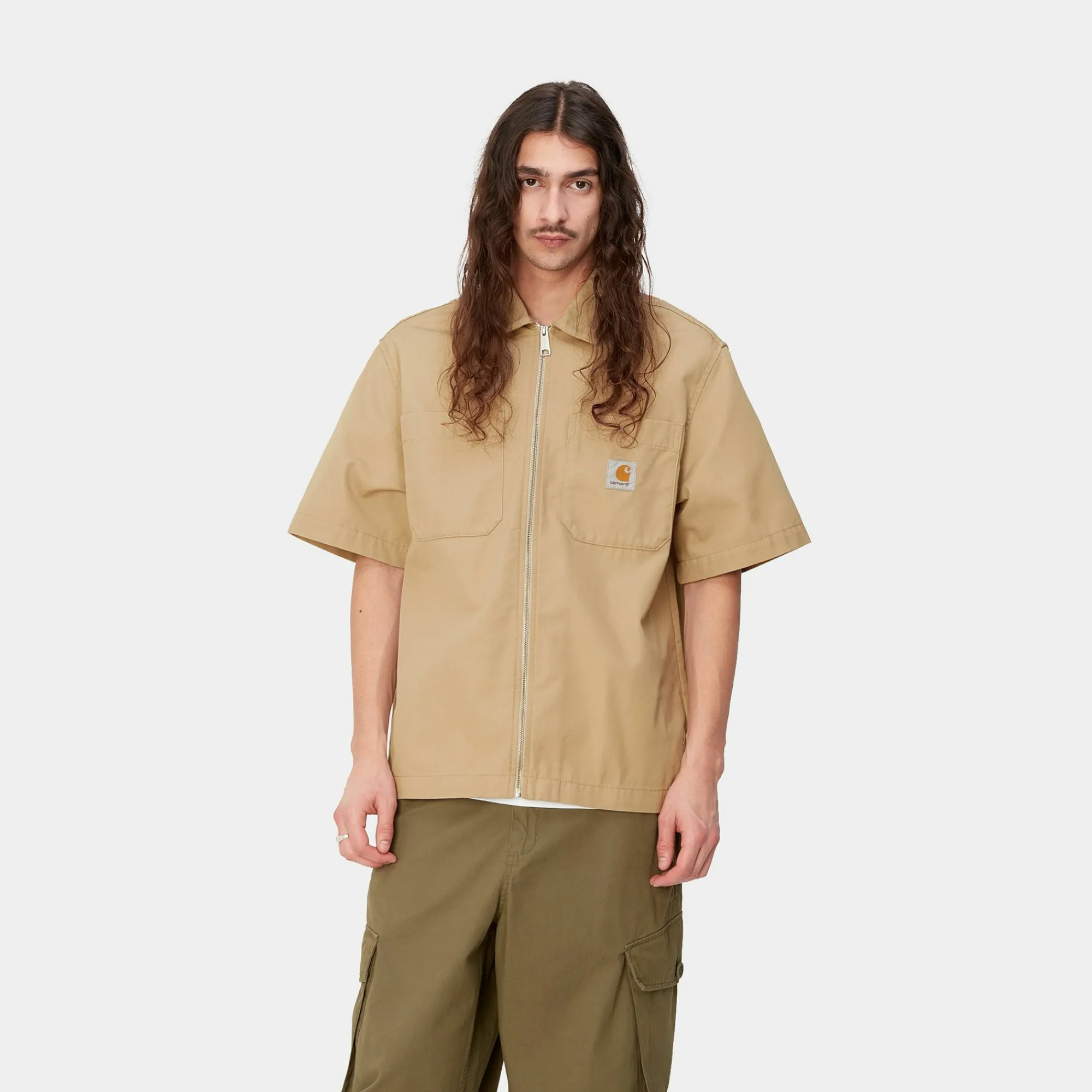 Carhartt WIP Shirts>S/S Sandler Shirt