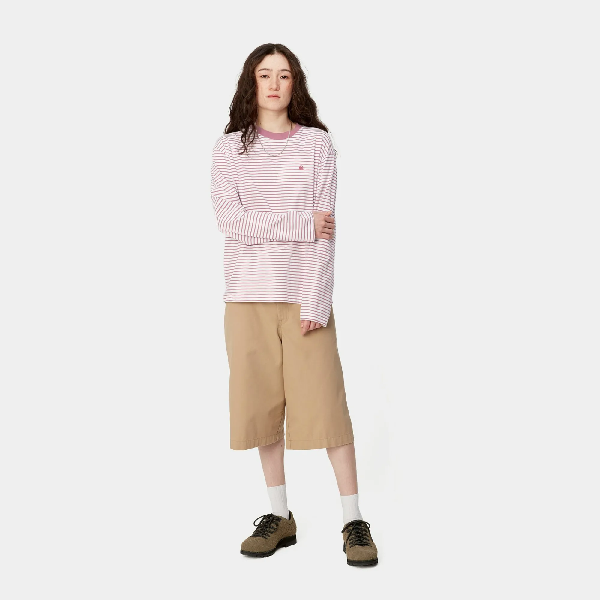Carhartt WIP T-Shirts>W' L/S Coleen T-Shirt