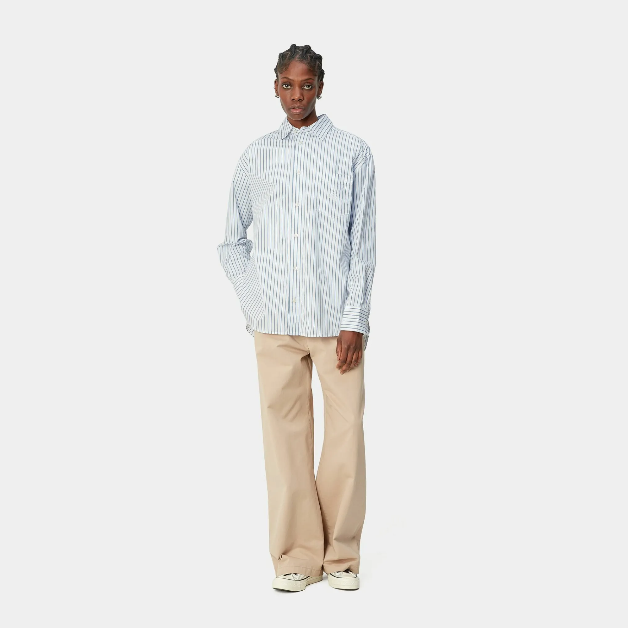 Carhartt WIP Shirts>W' L/S Linus Shirt