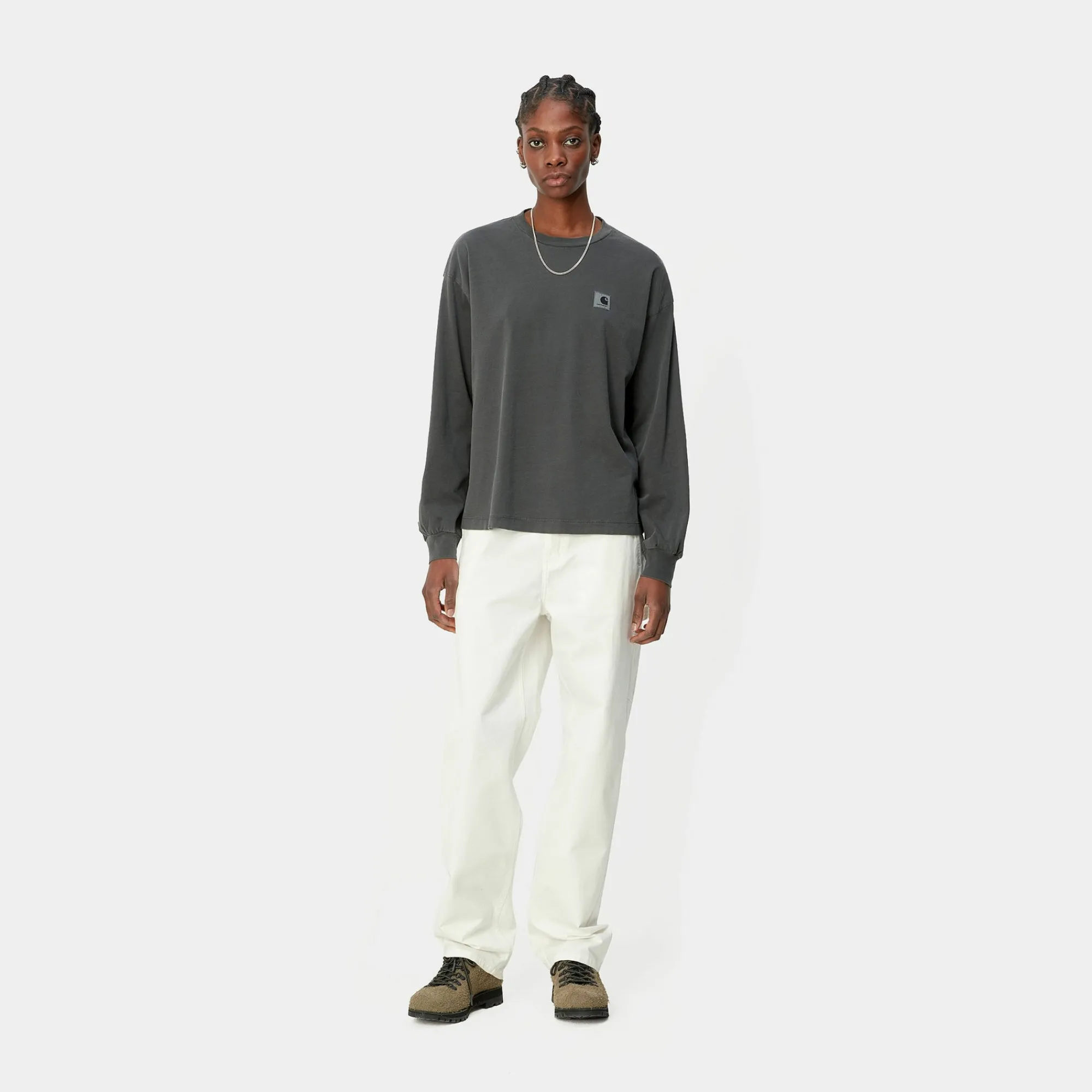 Carhartt WIP T-Shirts>W' L/S Nelson T-Shirt