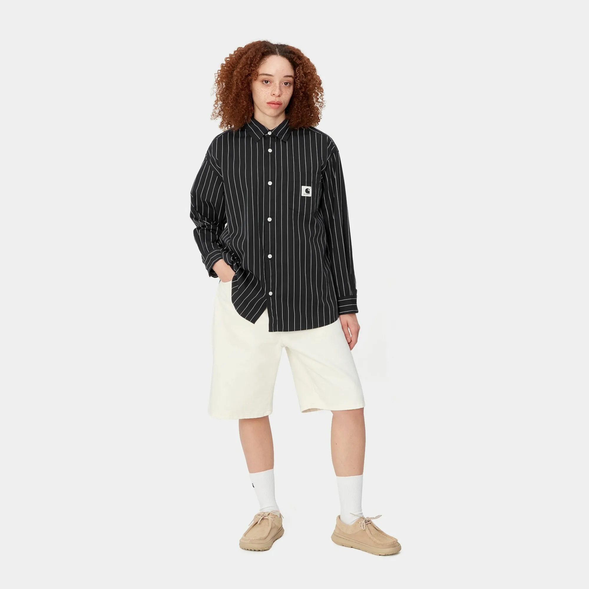 Carhartt WIP Shirts>W' L/S Orlean Shirt