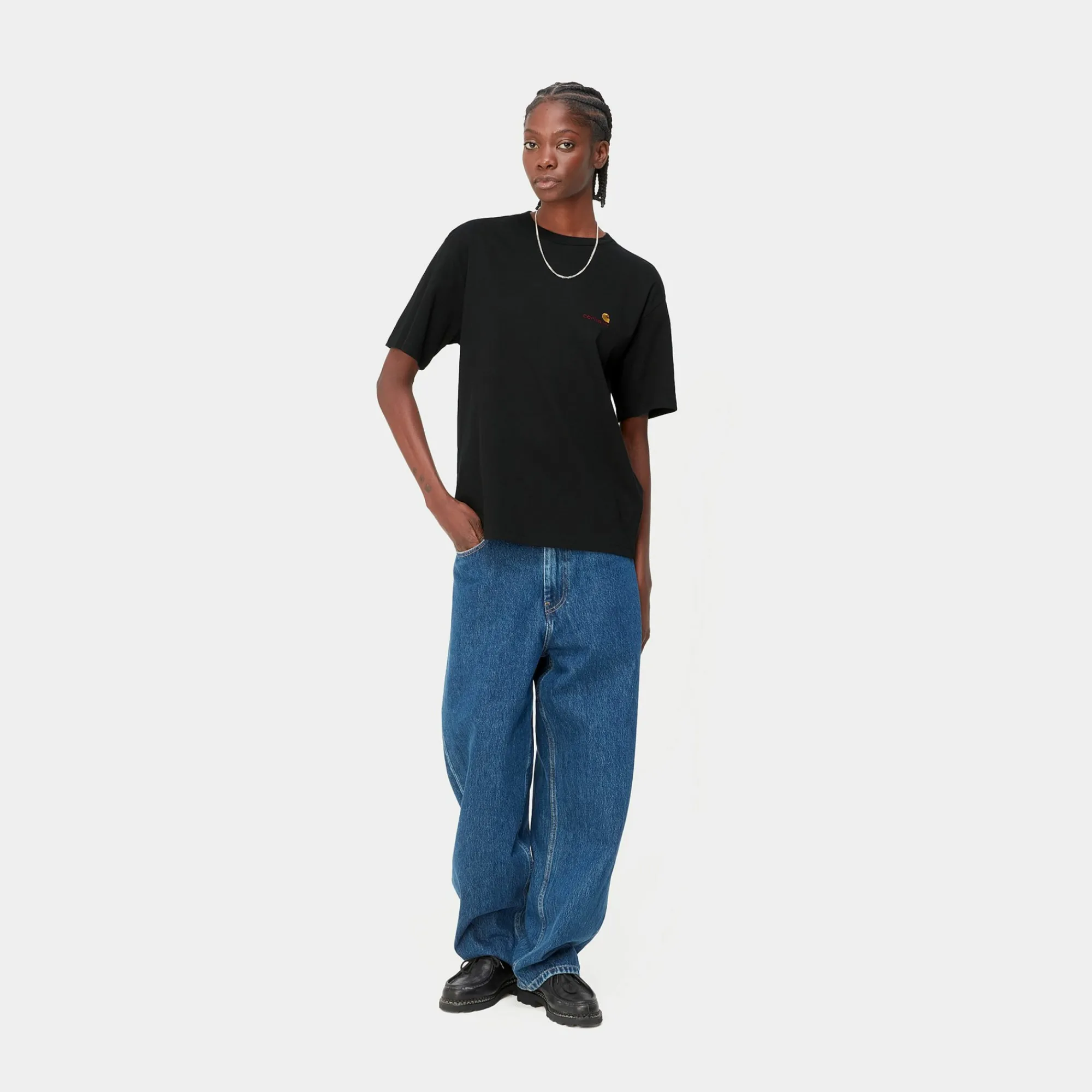 Carhartt WIP T-Shirts>W' S/S American Script T-Shirt