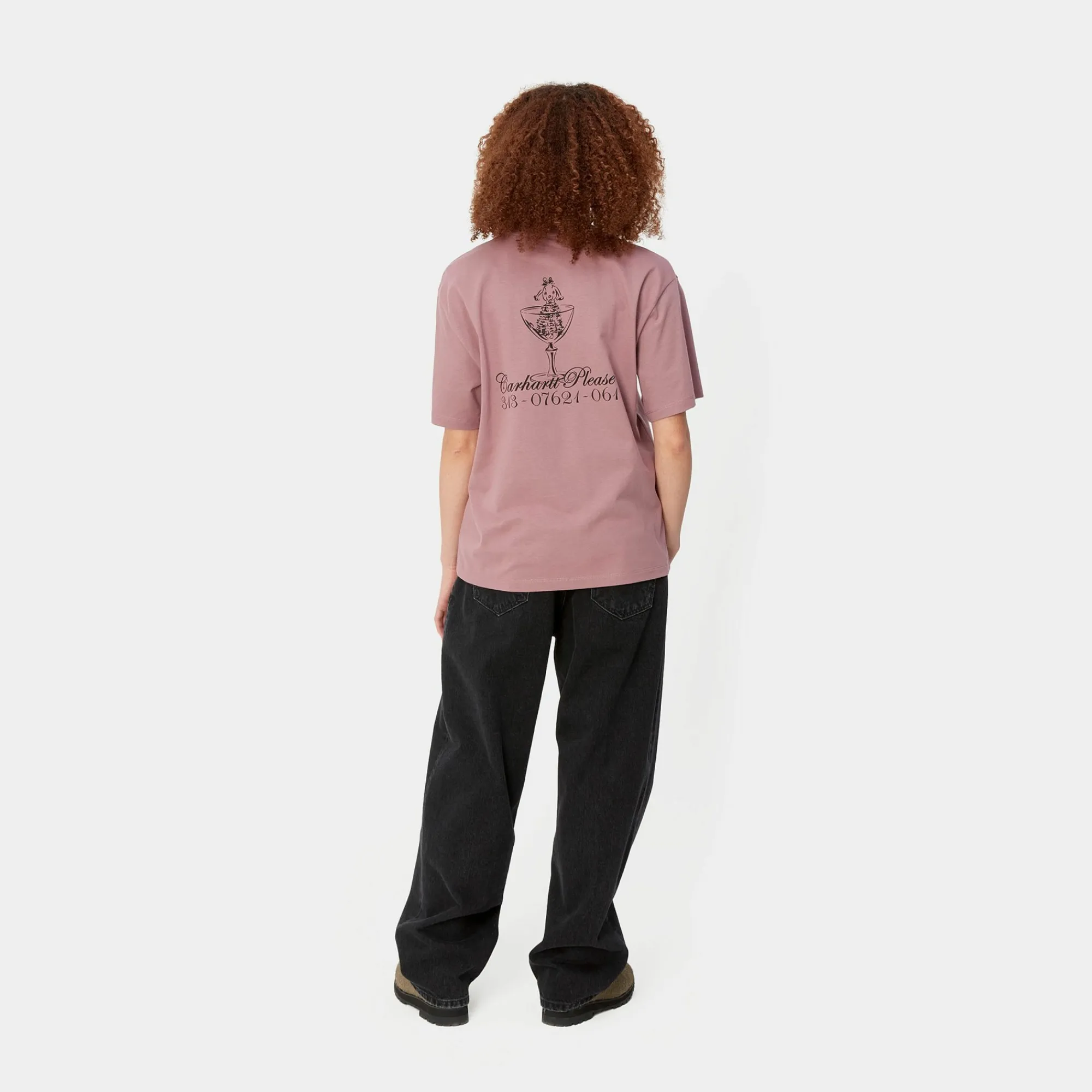 Carhartt WIP T-Shirts>W' S/S Carhartt Please T-Shirt