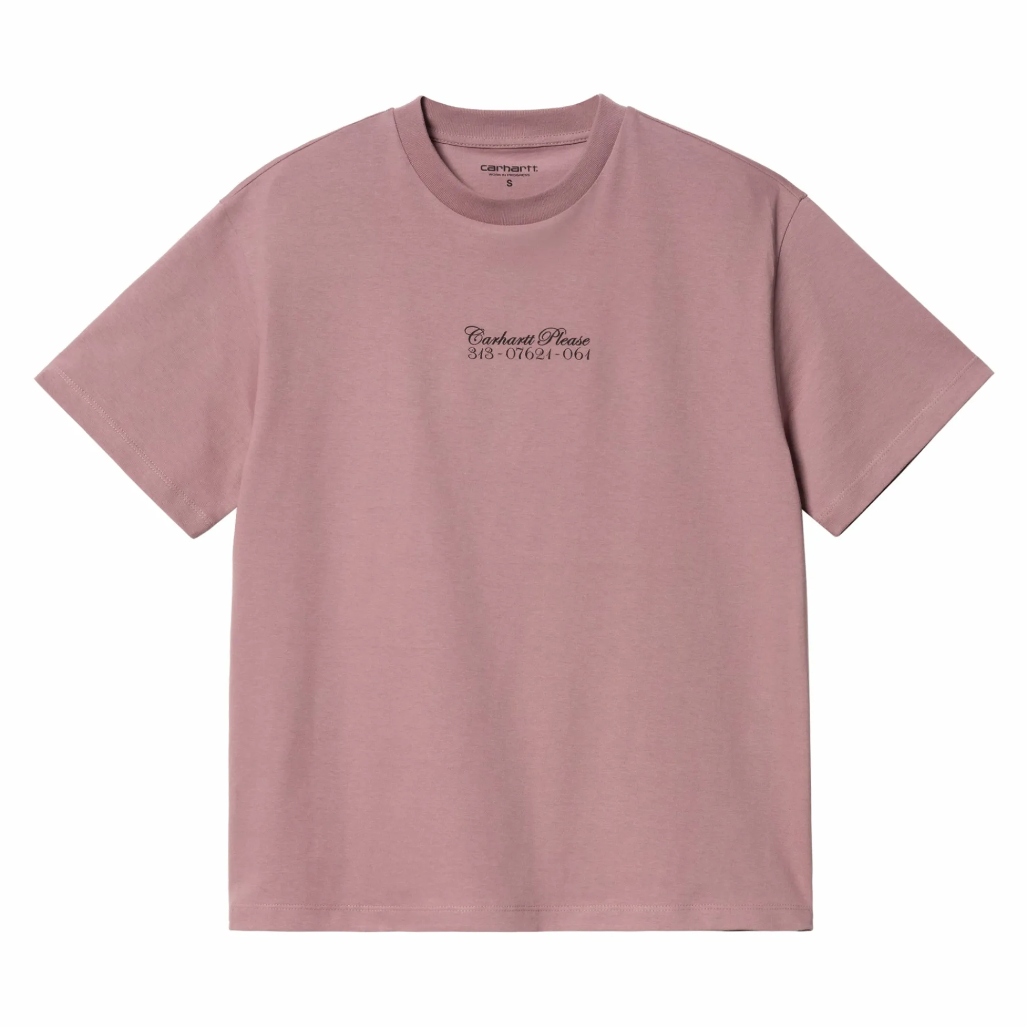 Carhartt WIP T-Shirts>W' S/S Carhartt Please T-Shirt