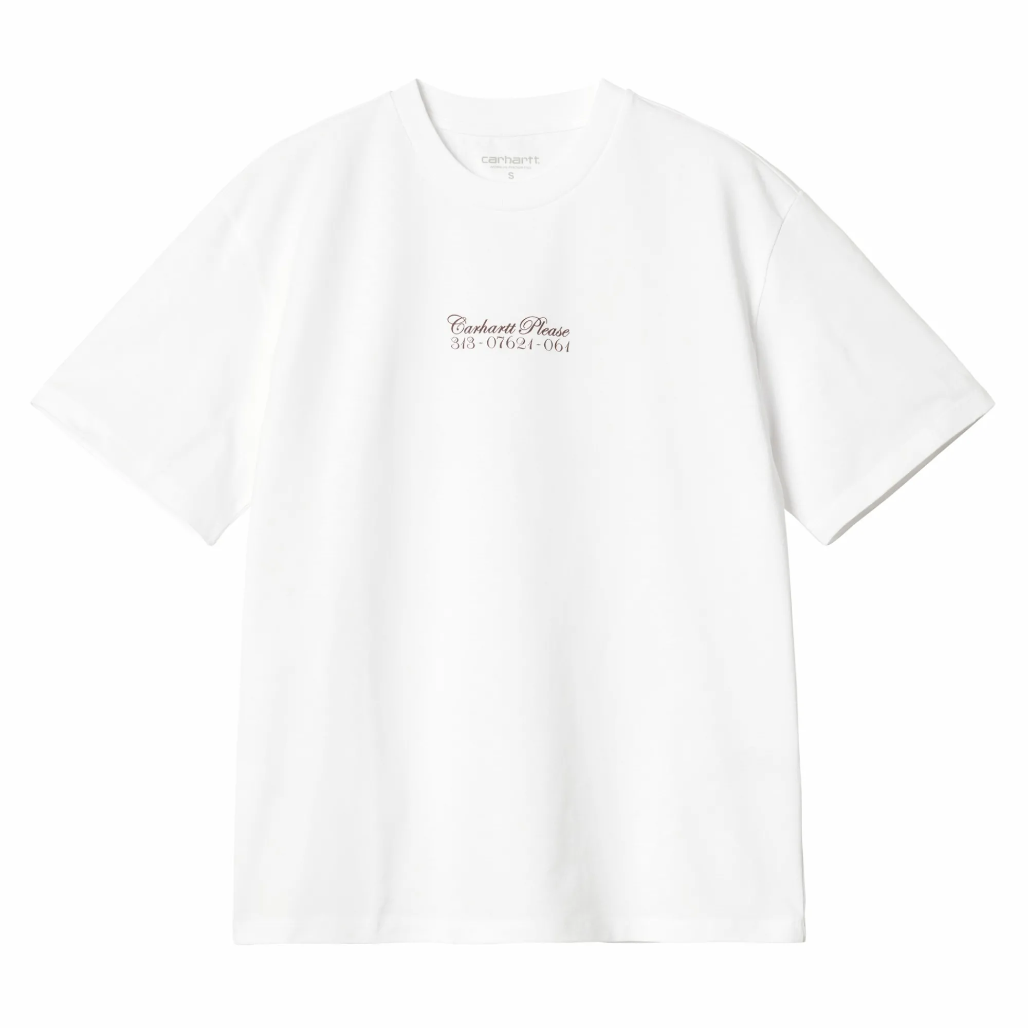 Carhartt WIP T-Shirts>W' S/S Carhartt Please T-Shirt