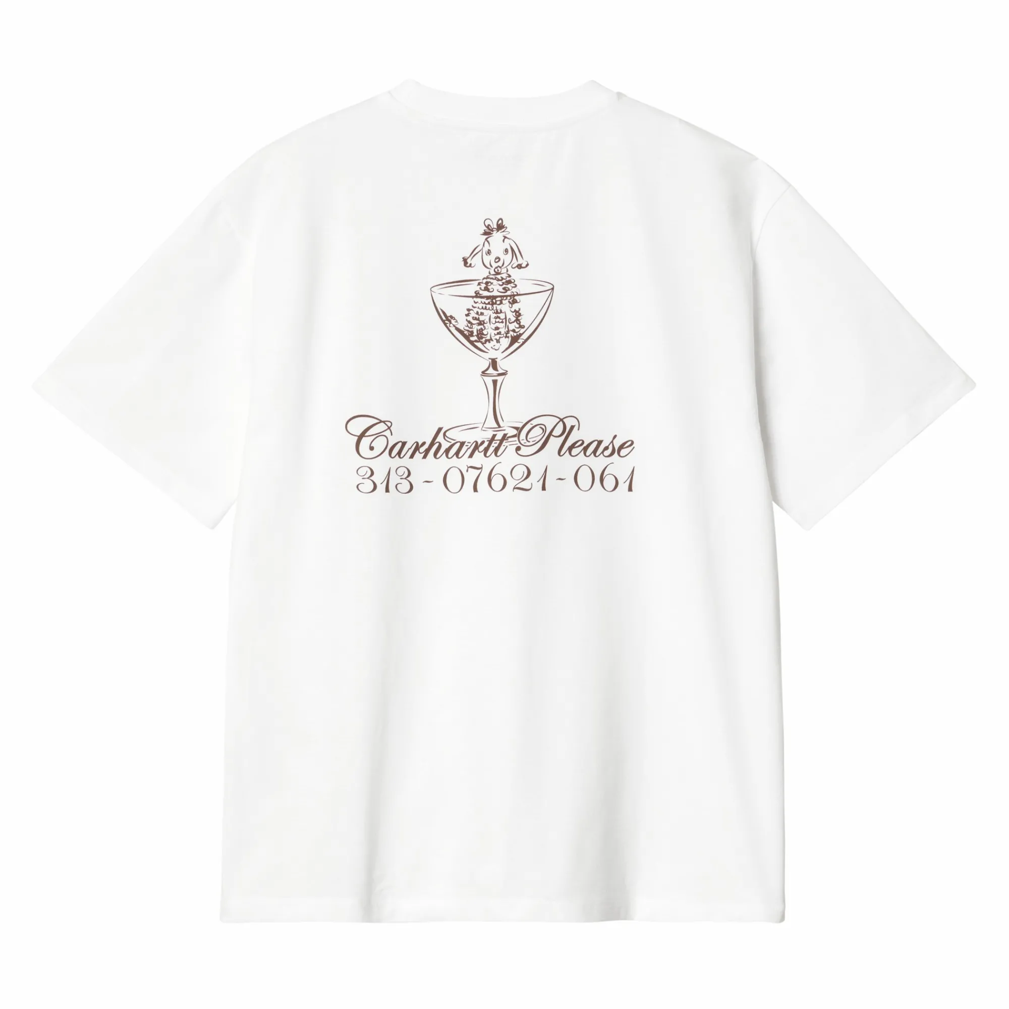 Carhartt WIP T-Shirts>W' S/S Carhartt Please T-Shirt