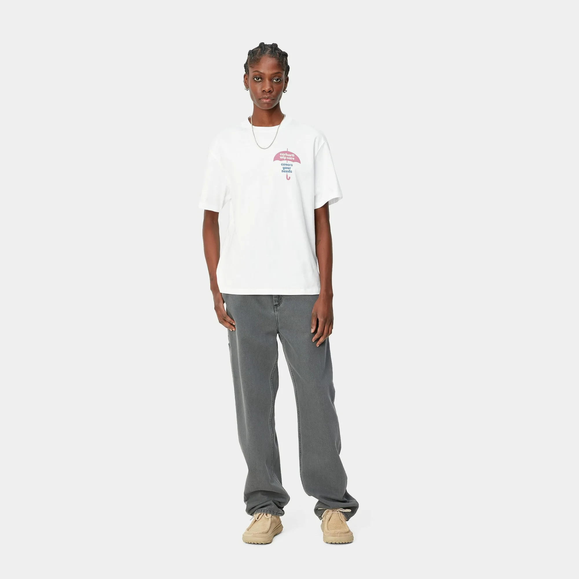 Carhartt WIP T-Shirts>W' S/S Covers T-Shirt