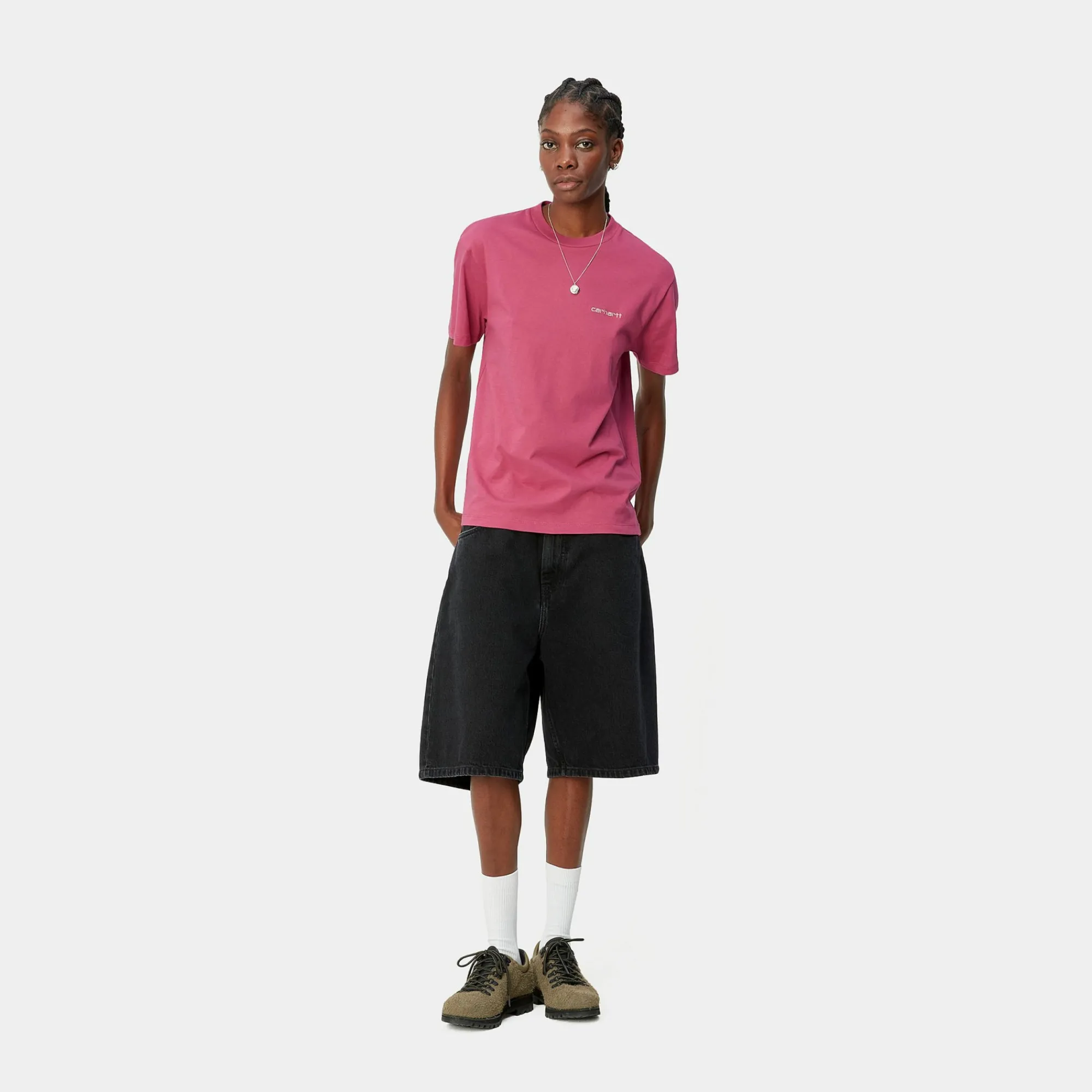 Carhartt WIP Featured>W' S/S Script Embroidery T-S